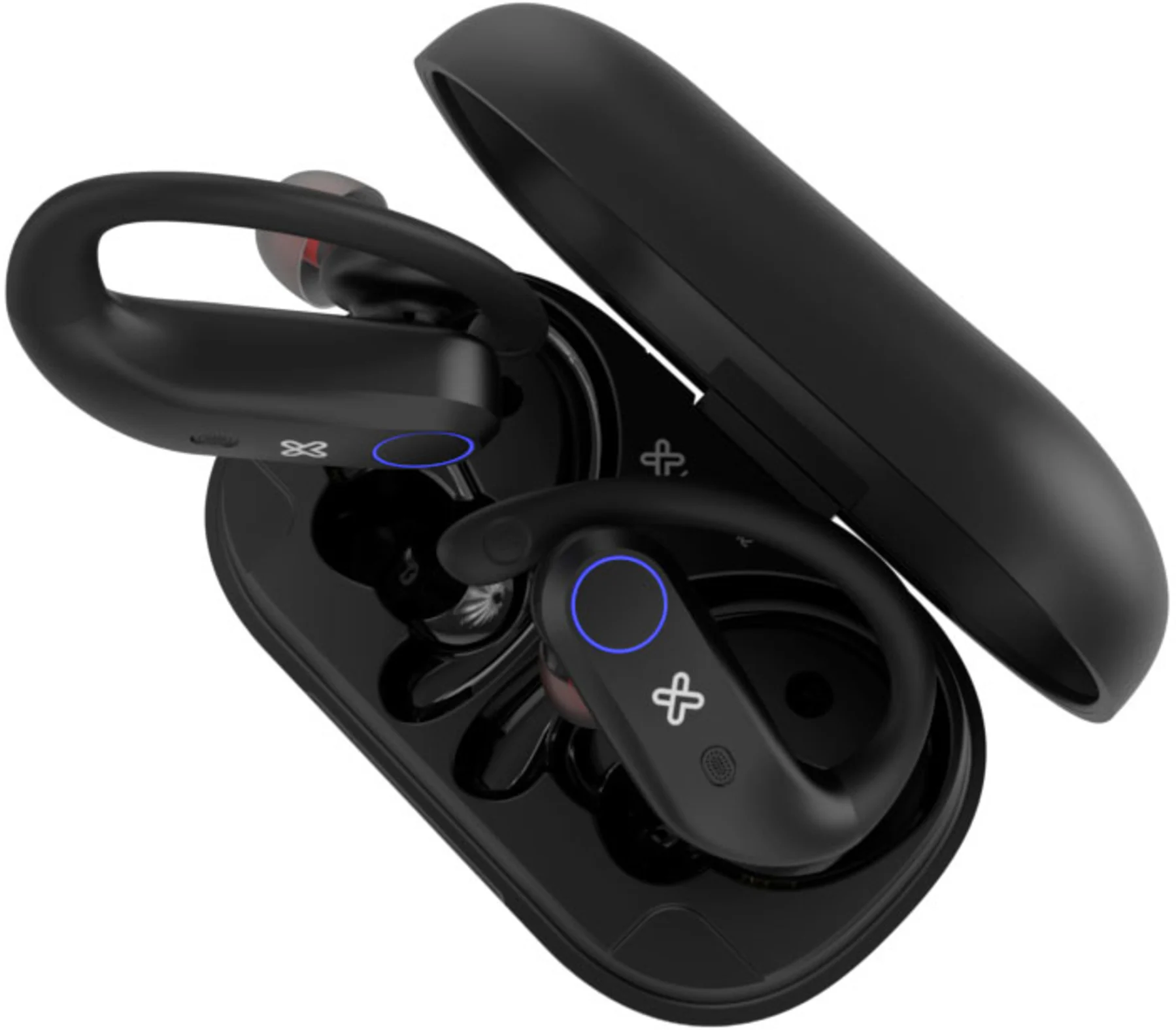 Imagen 3 de Audífonos Inalámbricos KlipX KTE-500BK, Deportivos TWS Bluetooth Negro