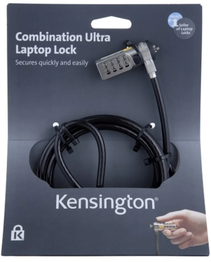 Imagen 3 de Cable de Seguridad Kensington MicroSaver 2mts Color Gris CON CLAVE (Reacondicionado)