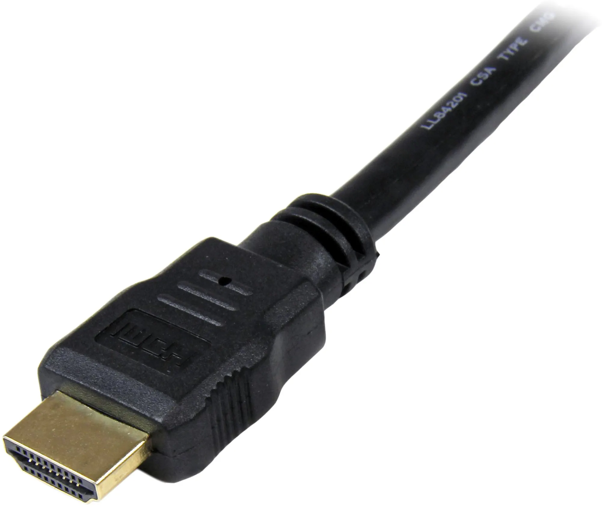 Imagen 1 de Cable HDMI M/M v1.4 UHD 4K x 2K 30Hz 28AWG High Speed Gold 1.8mt Negro StarTech