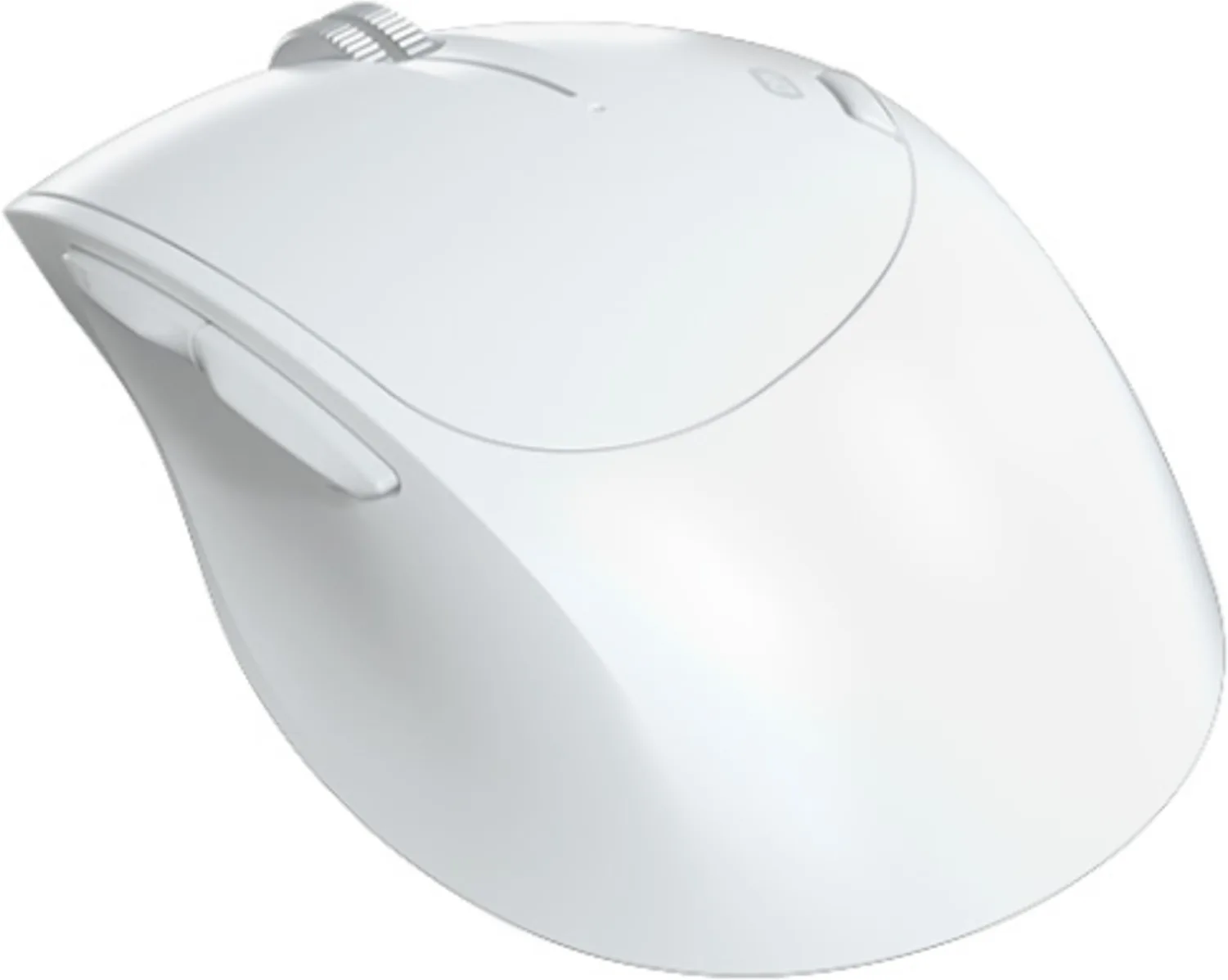 Imagen 1 de Mouse Ergonómico Inalámbrico KlipX KMB-501BK Duotrak 2.4GHz Bluetooth5.0 Blanco