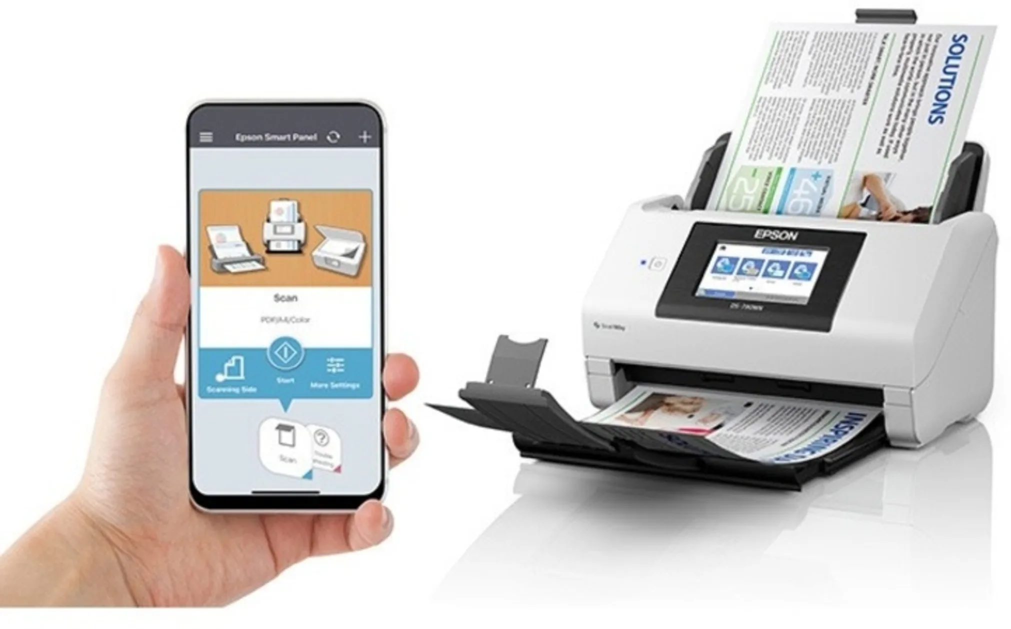 Imagen 7 de Escáner de Escritorio Epson DS-790wn 4ppm/ 90ipm 7.000Pag Ethernet USB Dúplex