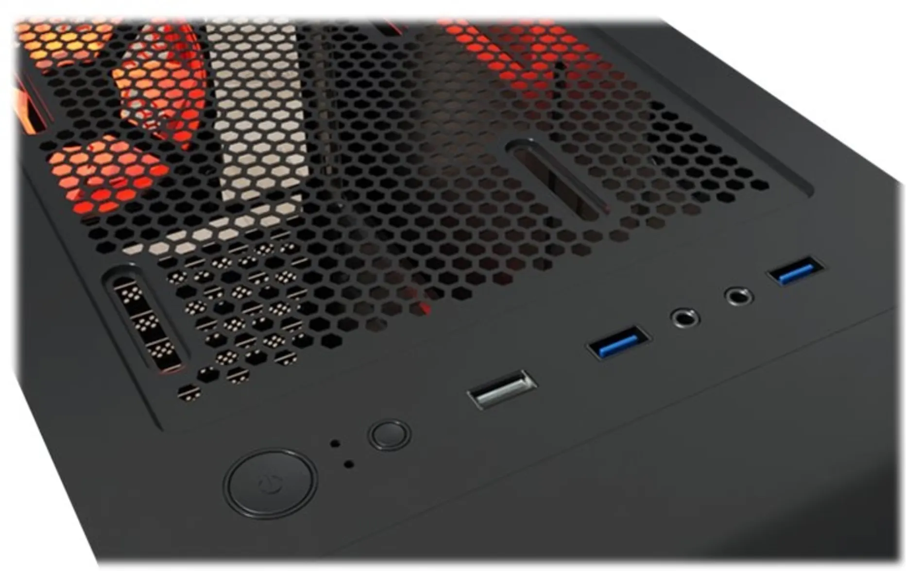 Imagen 4 de Gabinete Gamer Xtech XT-GMR4 Phobos Panel lat Vid templado ATX MTower Negro