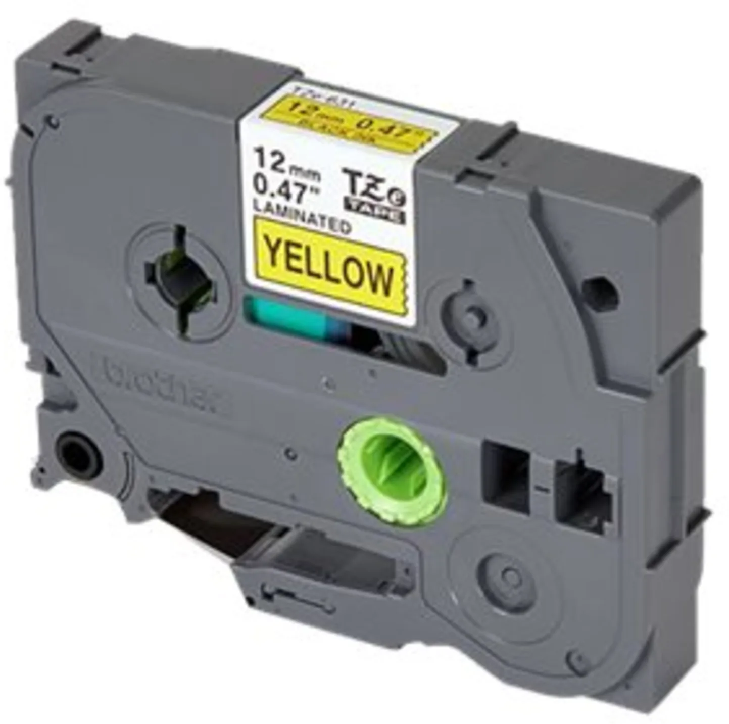 Imagen 1 de Cinta Brother TZE-631 Negro sobre Amarillo 12mm 