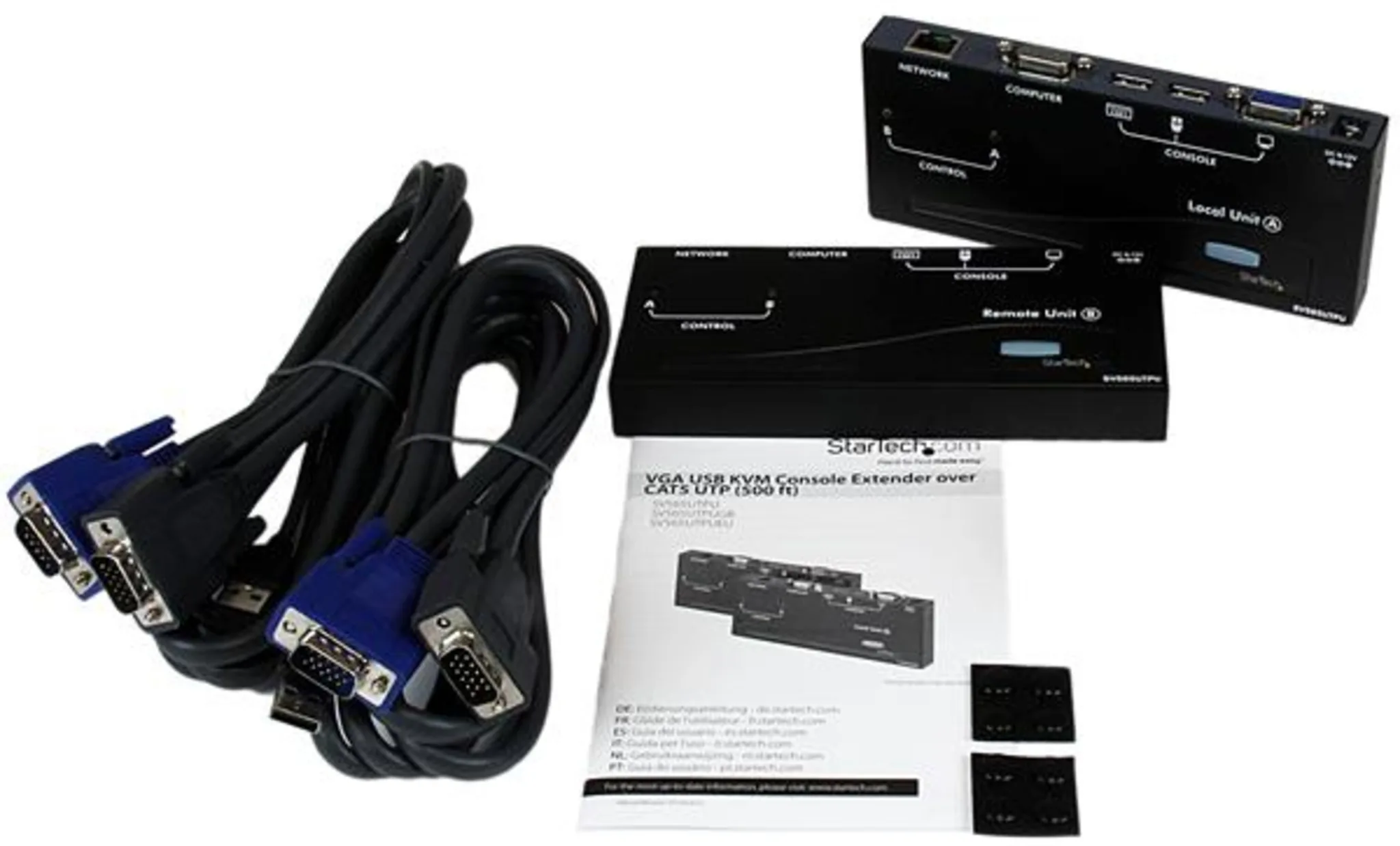 Imagen 6 de Extensor de Consola KVM por Cat 5 Ethernet (150m) con USB y Video VGA