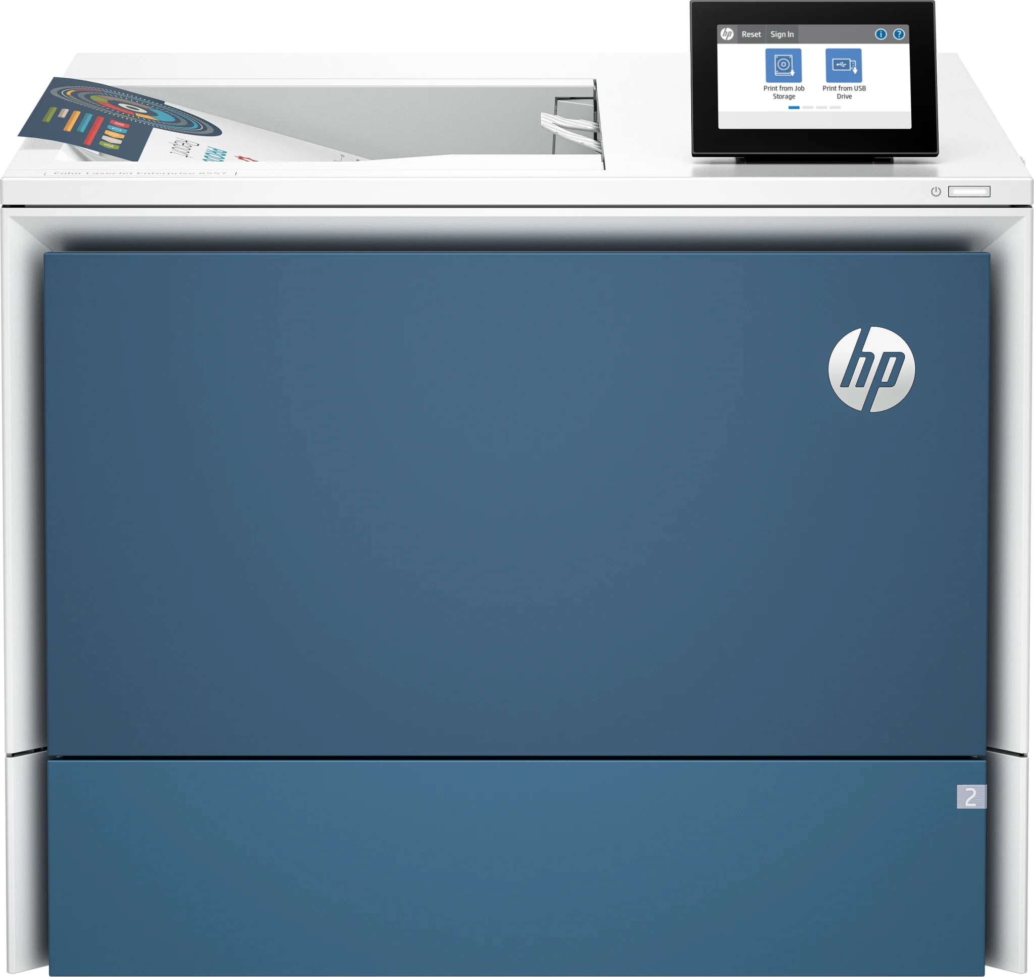 Imagen 0 de Impresora HP LaserJet X55745dn Láser Color 1200dpi 45ppm 1.5/3.5G LAN USB