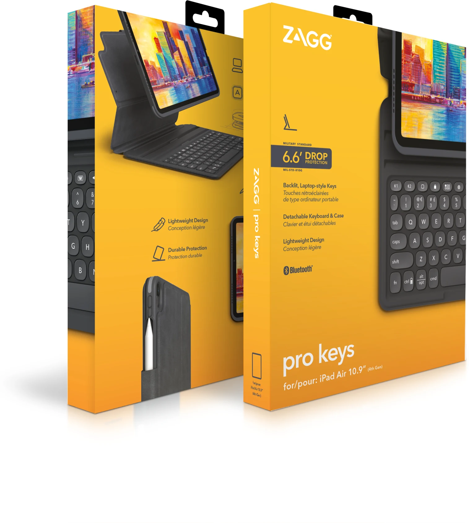 Imagen 7 de Funda con teclado en espanol Pro Keys para iPad 10 Gen 10,9" Zagg