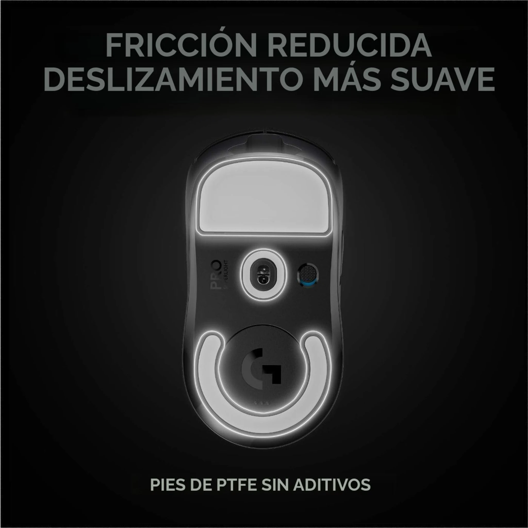 Imagen 9 de Mouse Inalámbrico Logitech G Pro X Superlight Sensor Hero 25000dpi 1000Hz Negro
