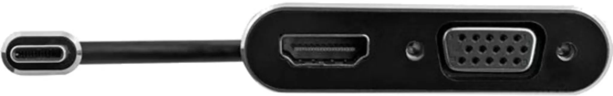 Imagen 4 de Adaptador USB-C Macho a VGA Hembra / HDMI Hembra 4K 30 Hz Material de Aluminio