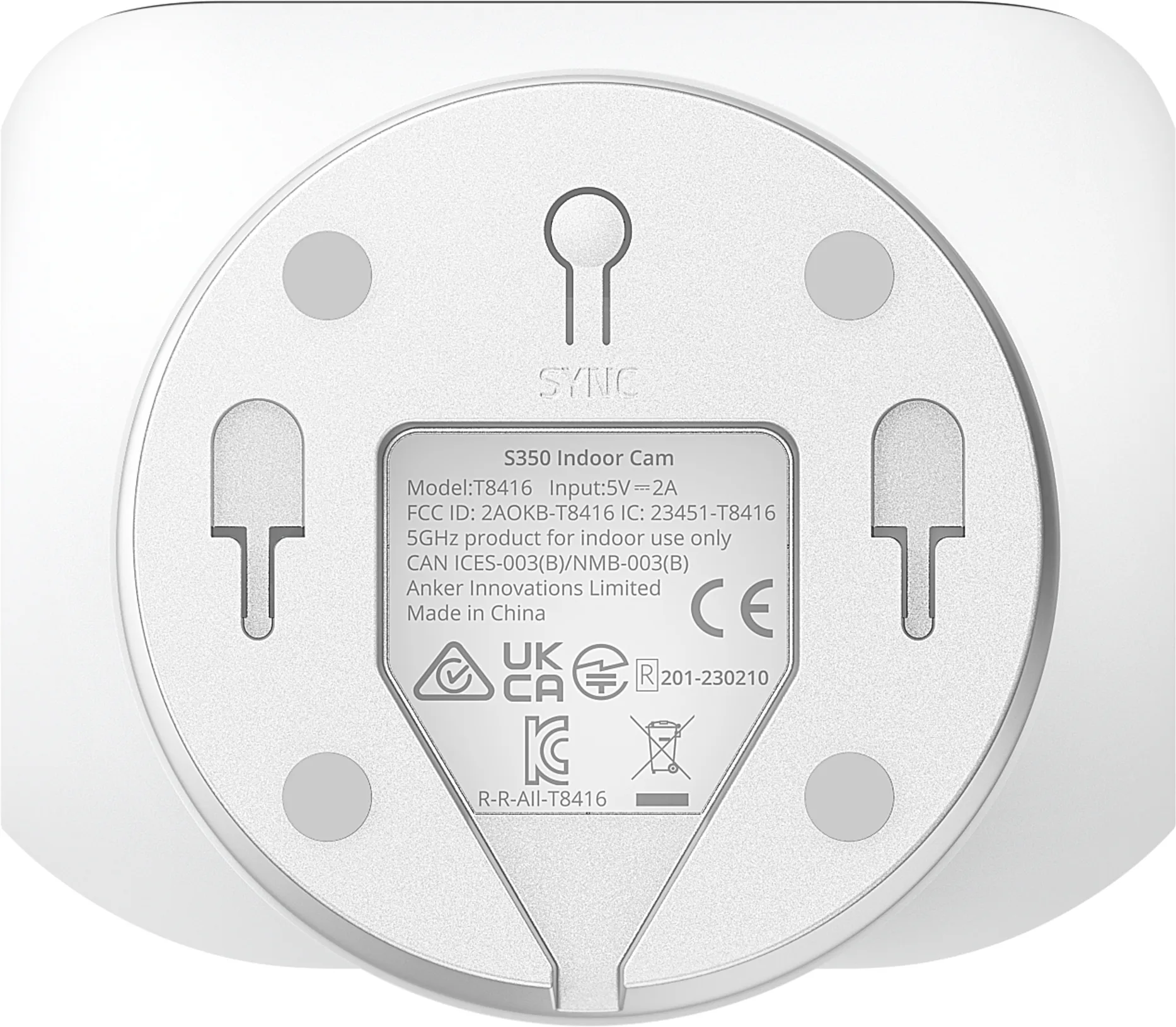 Imagen 2 de Cámara Eufy Indoor Cam S350, 4K, Zoom 8×, Giro 360°, IA, Wi-Fi 6