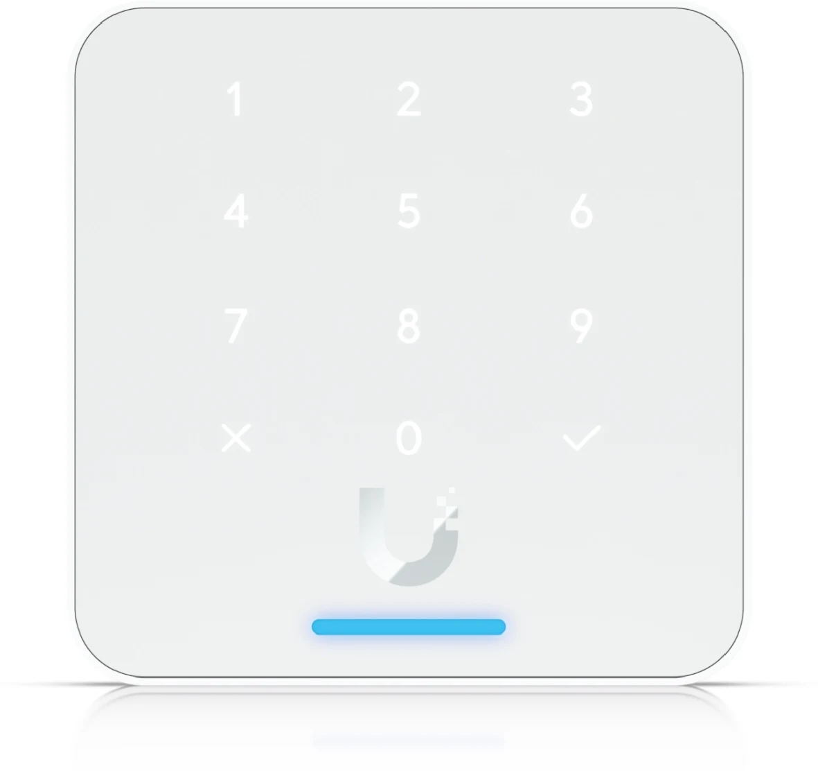 Imagen 1 de Ubiquiti Third-generation NFC card reader with a keypad and Apple Touch Pass support.