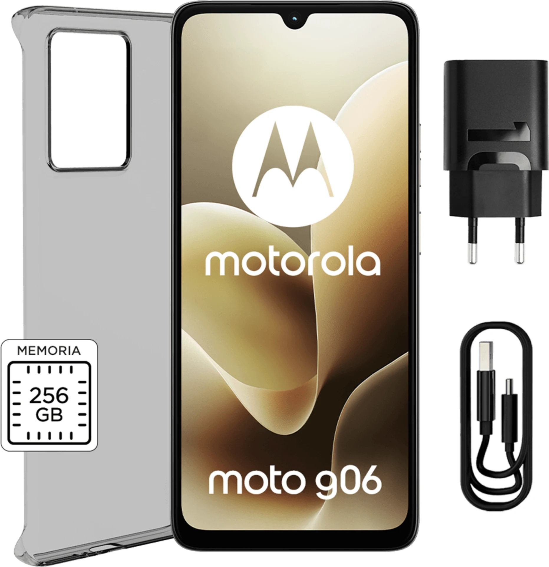 Imagen 0 de Smartphone Motorola Moto G06 8-Core 4GB/256GB 6.8" 4G WiFi Bt Android Café
