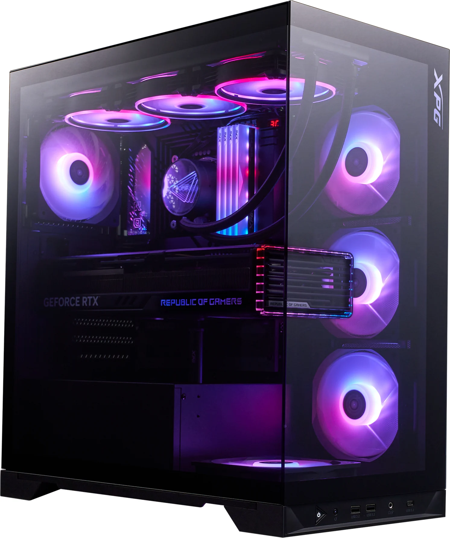 Imagen 3 de XPG Invader X Mini - Black (clone) (75261541)