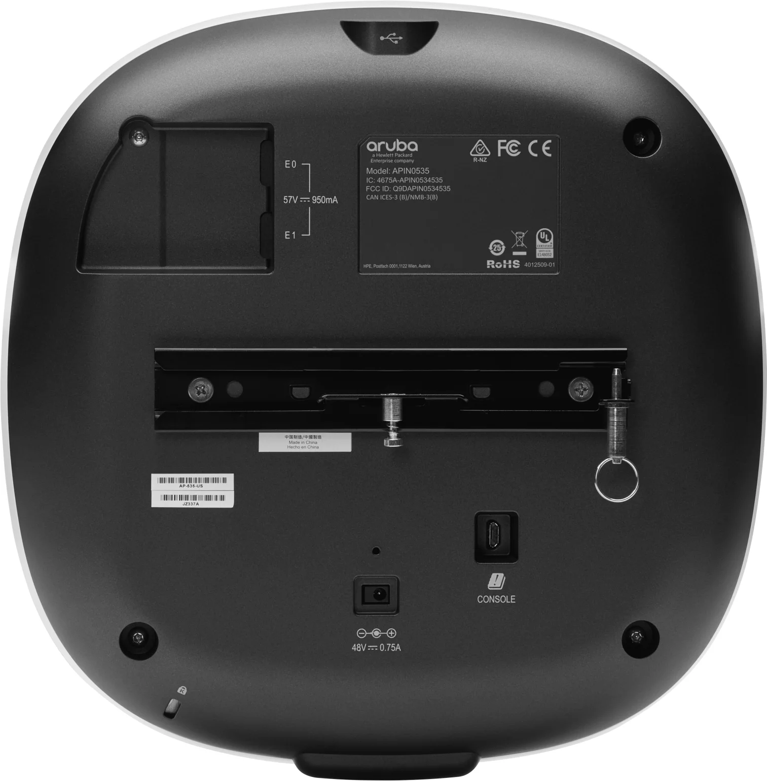 Imagen 1 de Access Point HPE Aruba AP-535 (Wi-Fi 6, Doble Banda, 5 Gbps, PoE 30W)