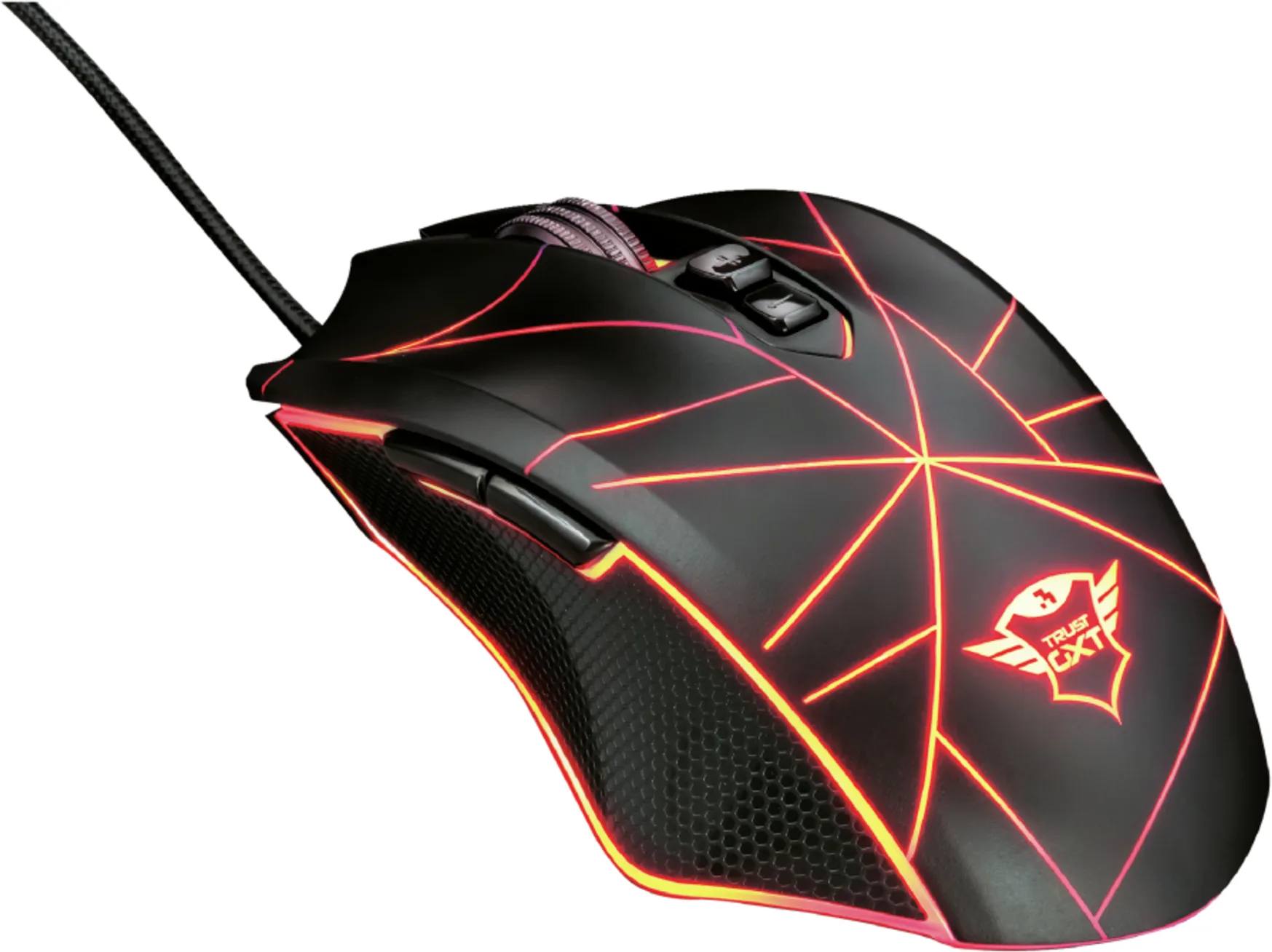 Imagen 0 de Mouse Gamer Alámbrico Trust GXT160 TURE RGB Óptico 4000DPI 7 Botones USB-A Negro