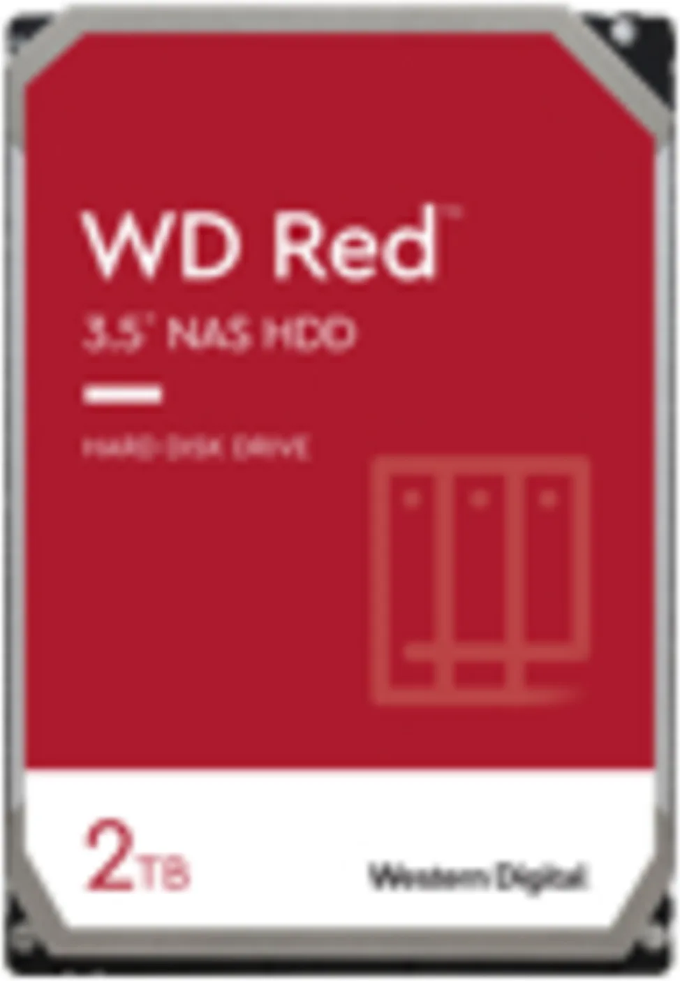 Imagen 2 de Disco Duro Western Digital Red 2TB 3.5" 5400RPM SATA III 6GB/s 256MB para NAS