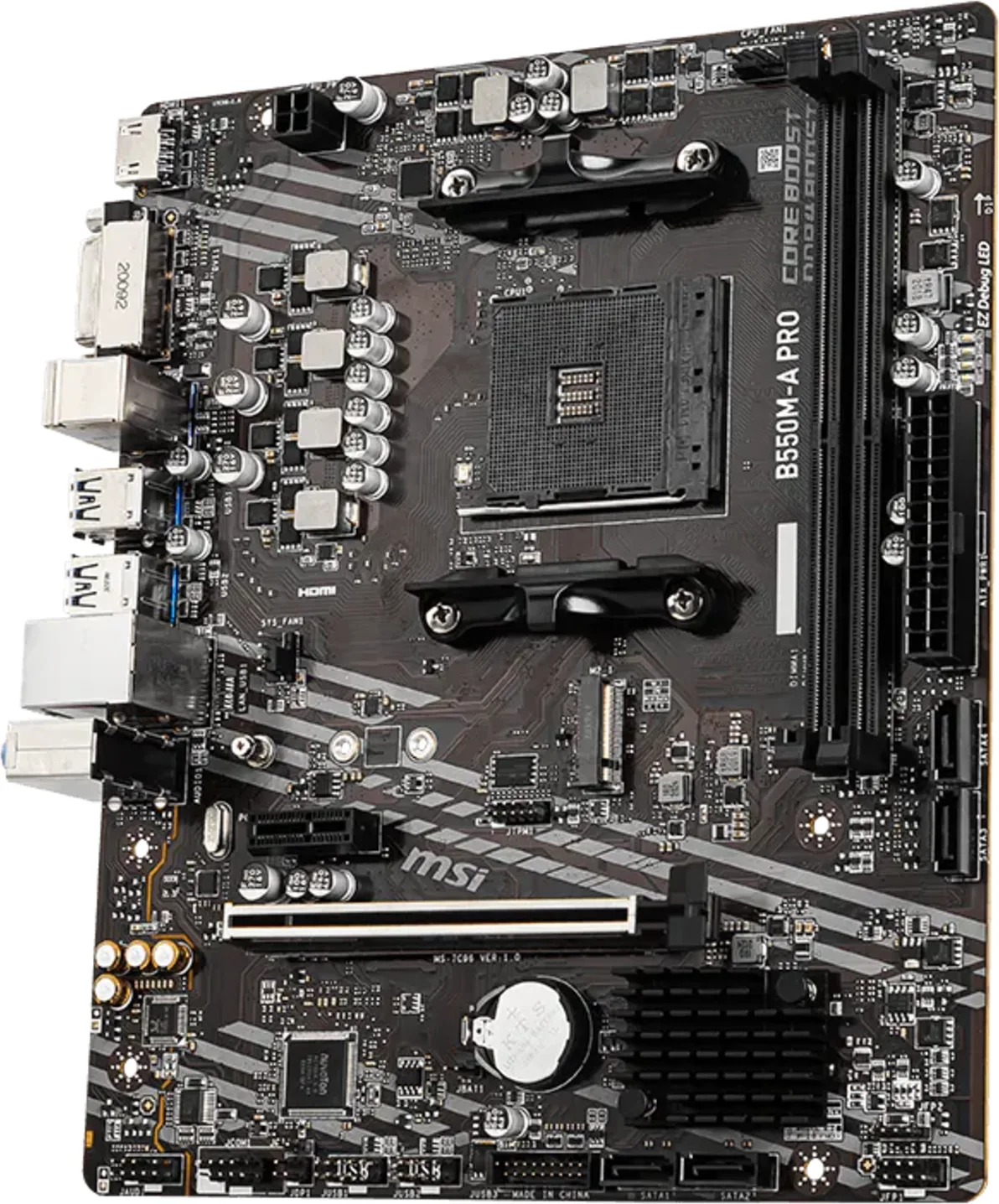 Imagen 4 de Tarjeta Madre MSI B550M-A PRO Chipset B550 Socket AM4 DDR4 M.2 HDMI LAN mATX