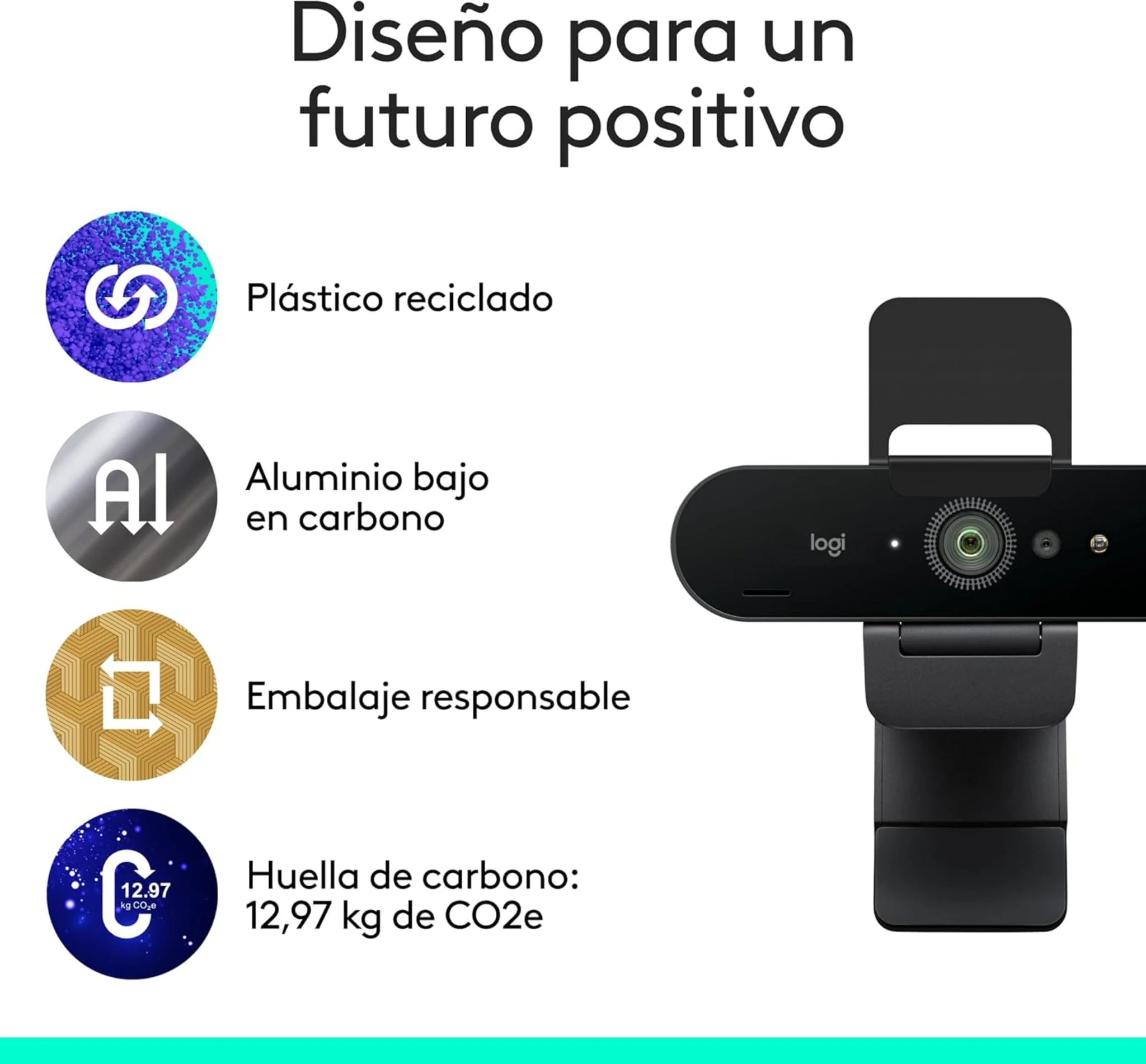 Imagen 9 de Cámara Video Conferencia Logitech Brio 4K Zoom digital: 5x Conect. USB-A o USB-C