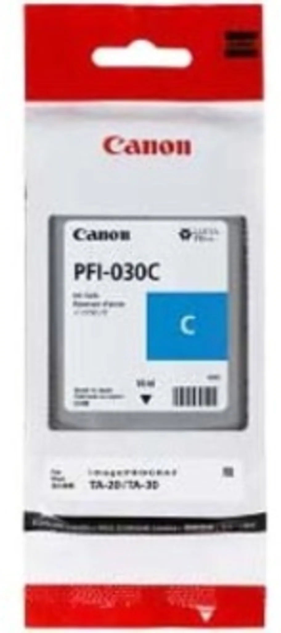 Imagen 0 de Cartridge Canon PFI-030 Cian para imagePROGRAF TA-20 / TA30, 55ml