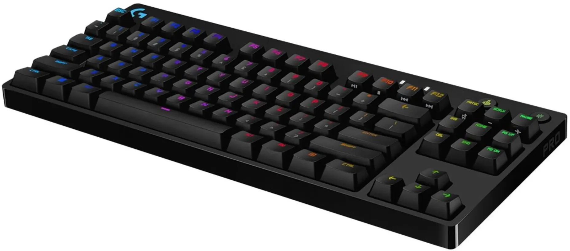 Imagen 17 de Teclado Gamer Alámbrico Logitech G Pro RGB Mecánico Switch GX Blue Color Negro