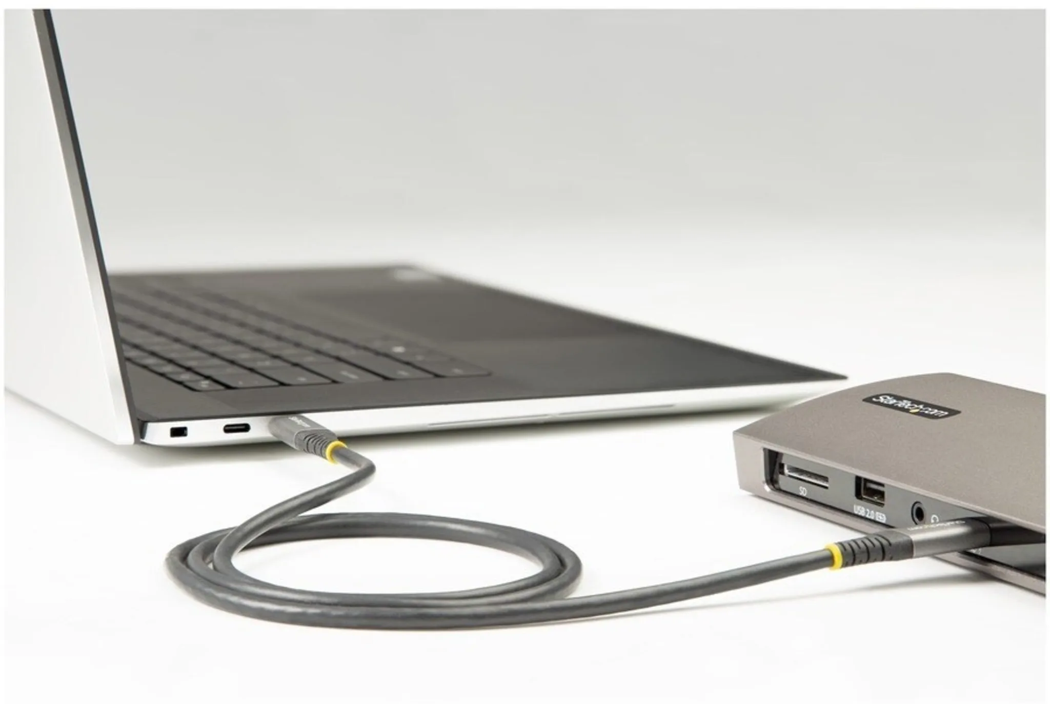 Imagen 3 de Cable USB Tipo-C 3.2 Gen1 M/M 5Gbps PD 100W 5A Modo Alto DP 2mt Negro - StarTech