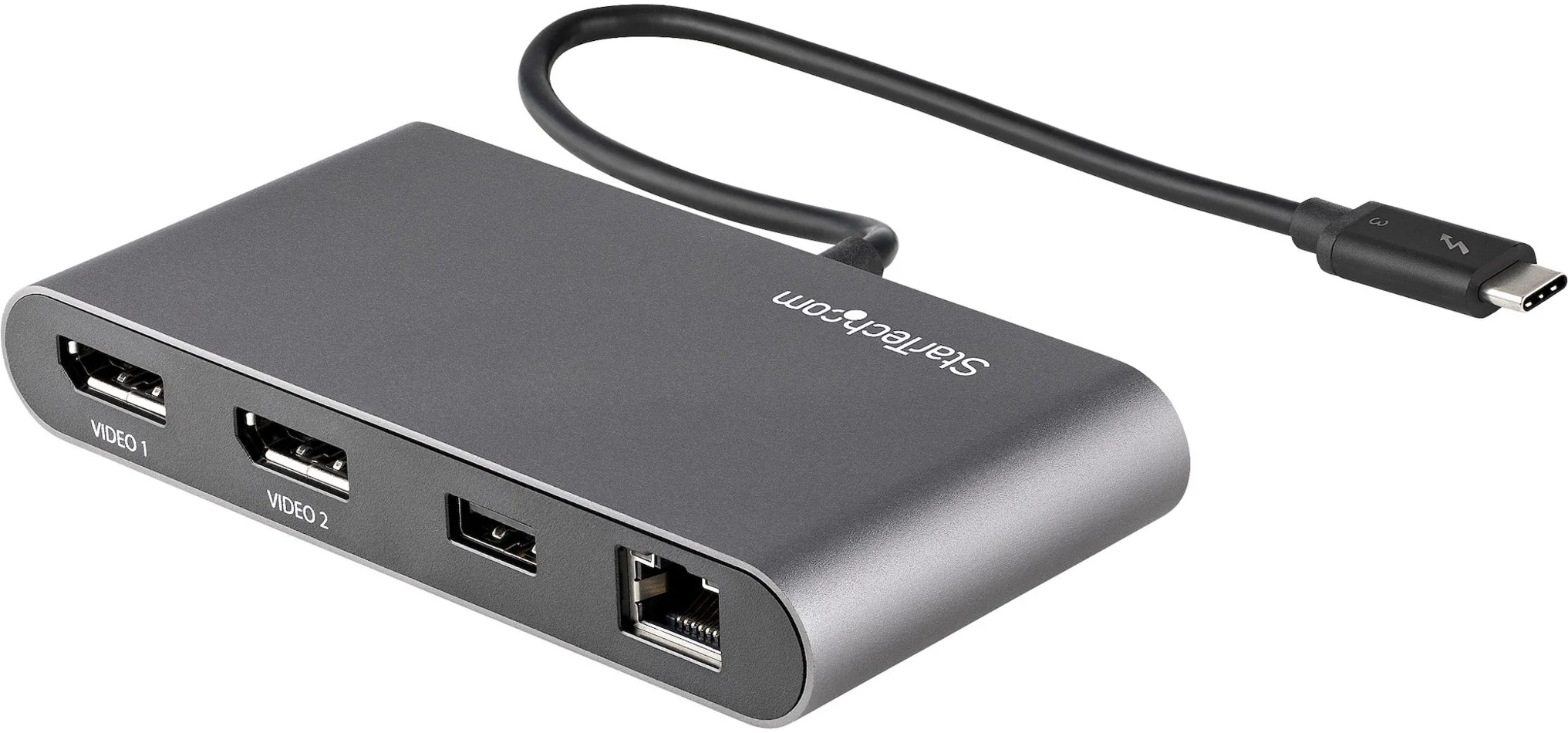 Imagen 1 de Docking Station StarTech MiniDock Thunderbolt a Prts 2*DP 4K 60Hz USB-A 3.2 LAN