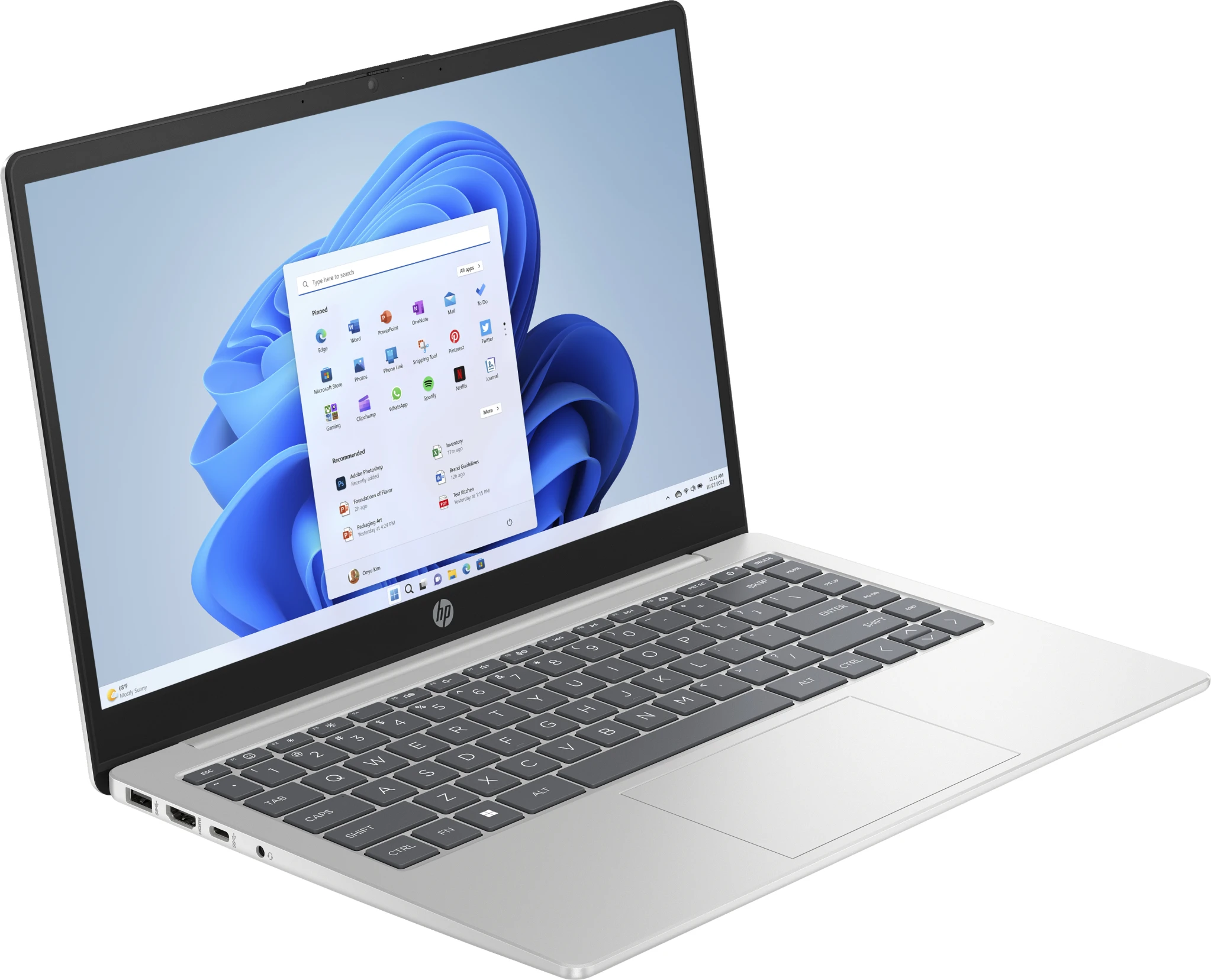 Imagen 1 de Notebook HP 14-ep0027la I3-1215U RAM 8GB SSD 512GB 14" W11H