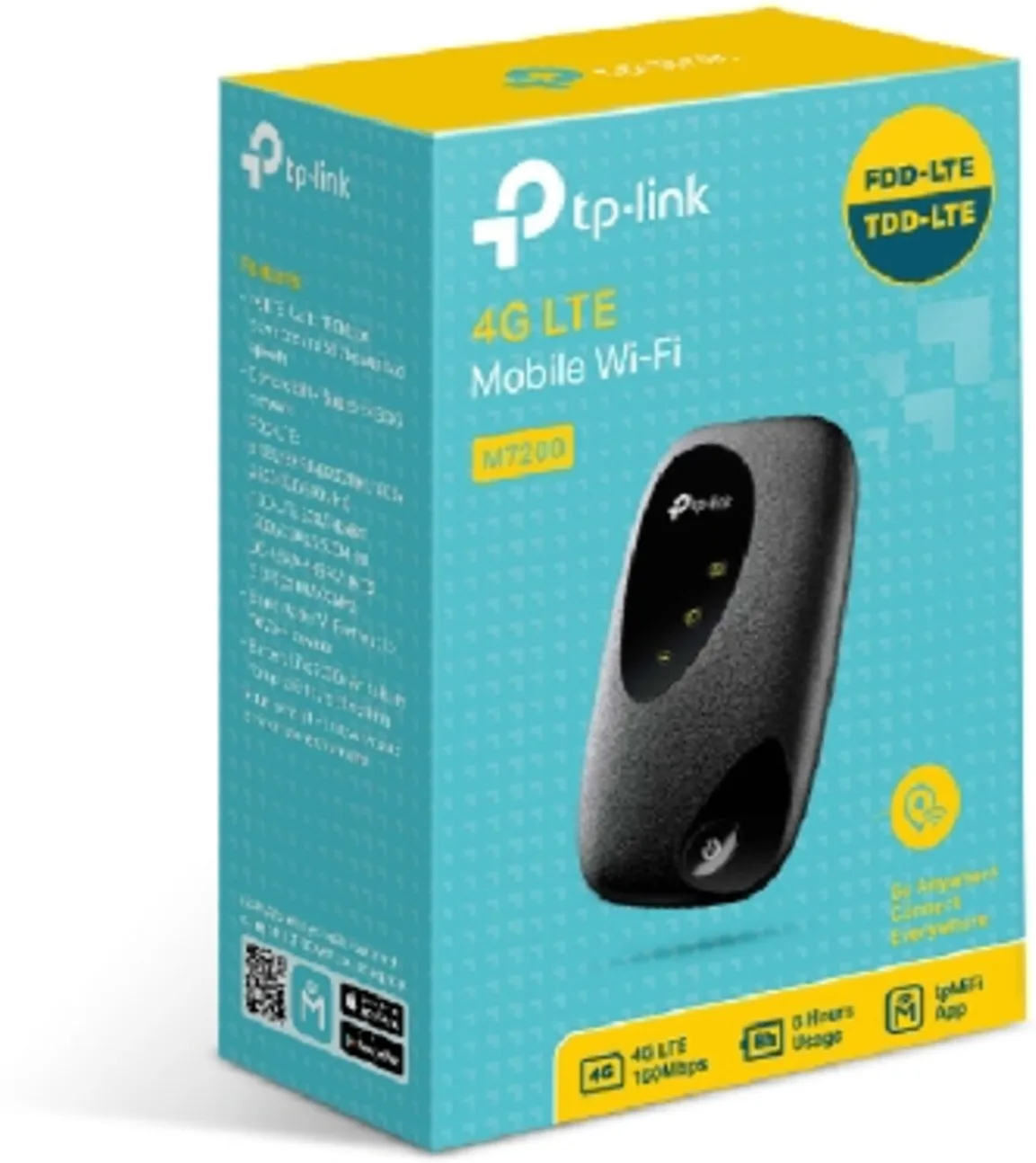 Imagen 4 de Router TP-Link M7200  Wi-Fi Móvil 4G LTE 1 Ranura SIM Frecuencia 2.4 Ghz