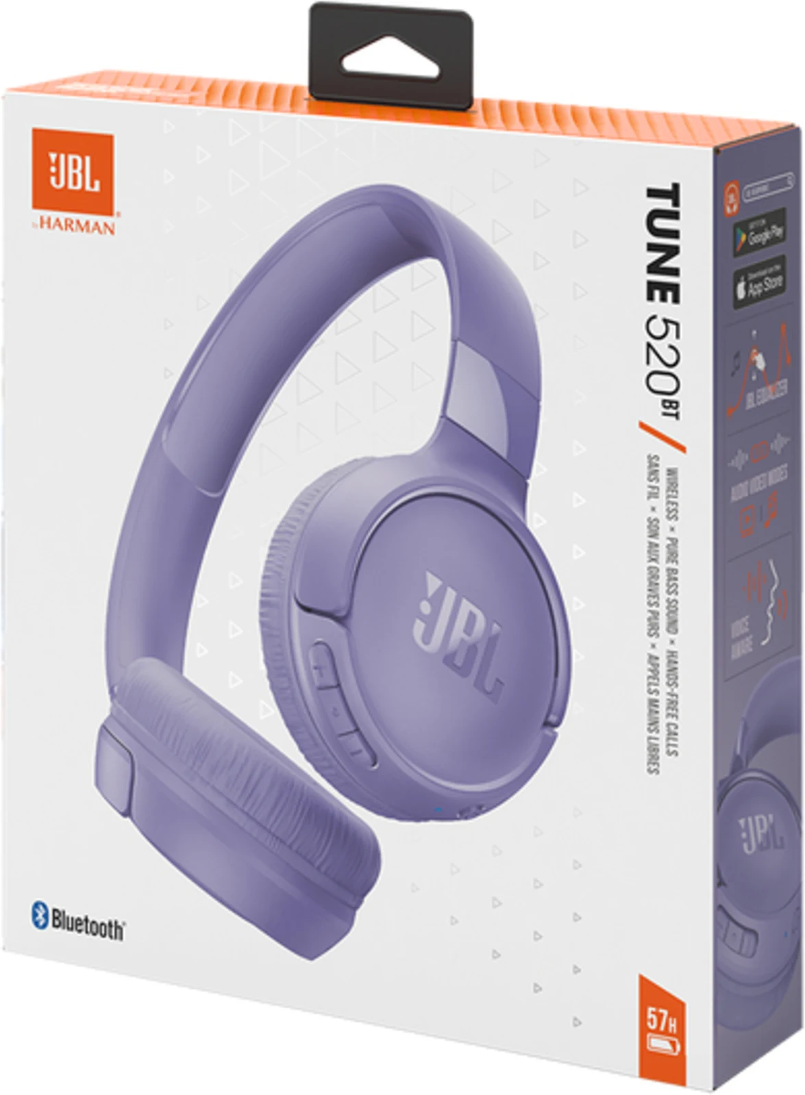 Imagen 10 de Audífonos JBL Tune 520 Conectividad Inalámbrica Bluetooth Color Morado