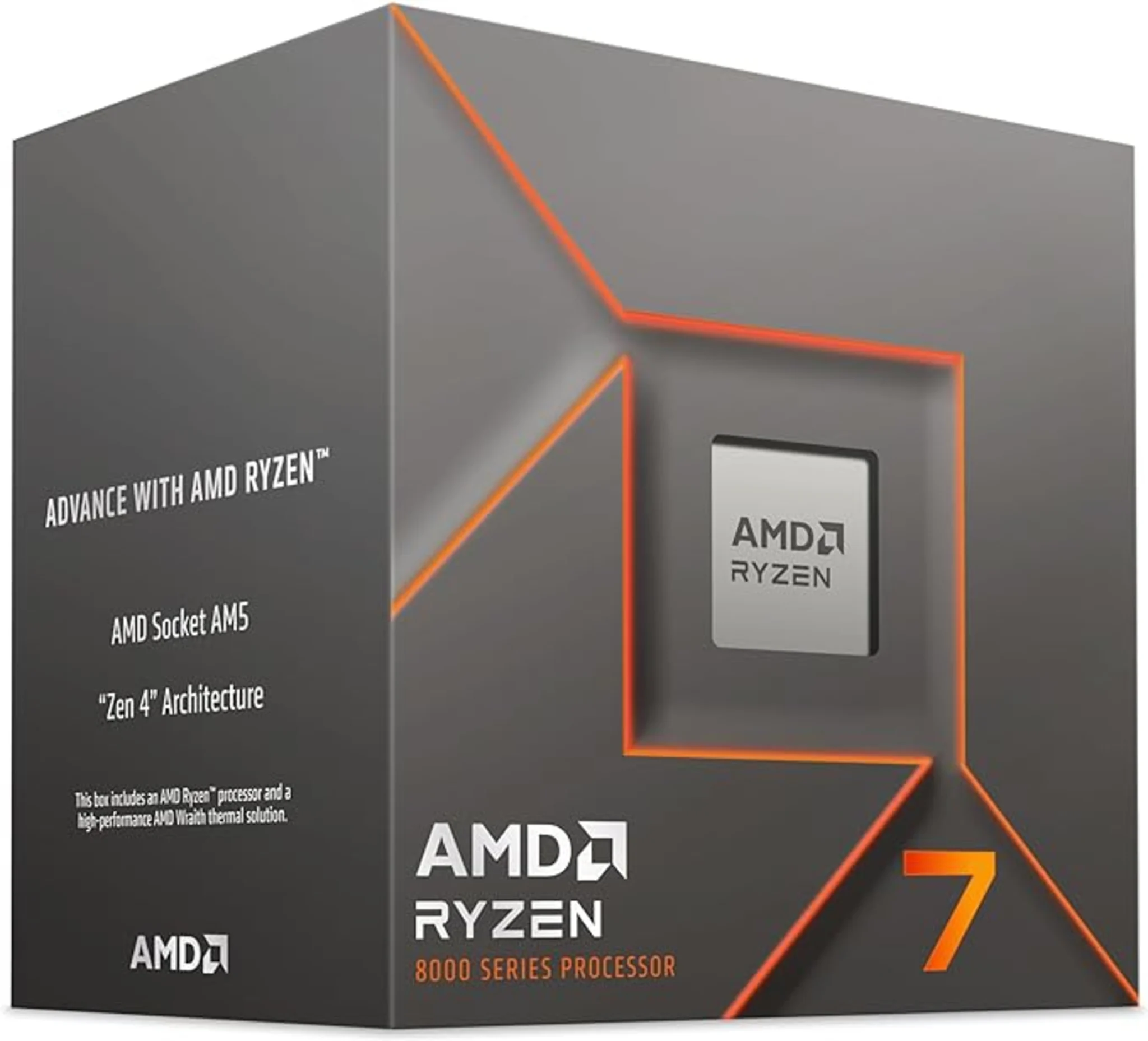 Imagen 0 de CPU AMD Ryzen 7 8700F, 4.10-5.00GHz, 16MB L3, 8 Núcleos, SKT AM4 Sin/Grf-c/FAN