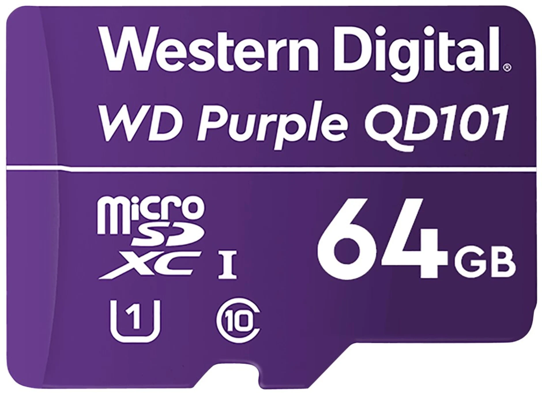 Imagen 2 de Memoria MicroSDHC 64GB Western Digital Purple SC QD101 UHS-I CL10 Sin Adaptador
