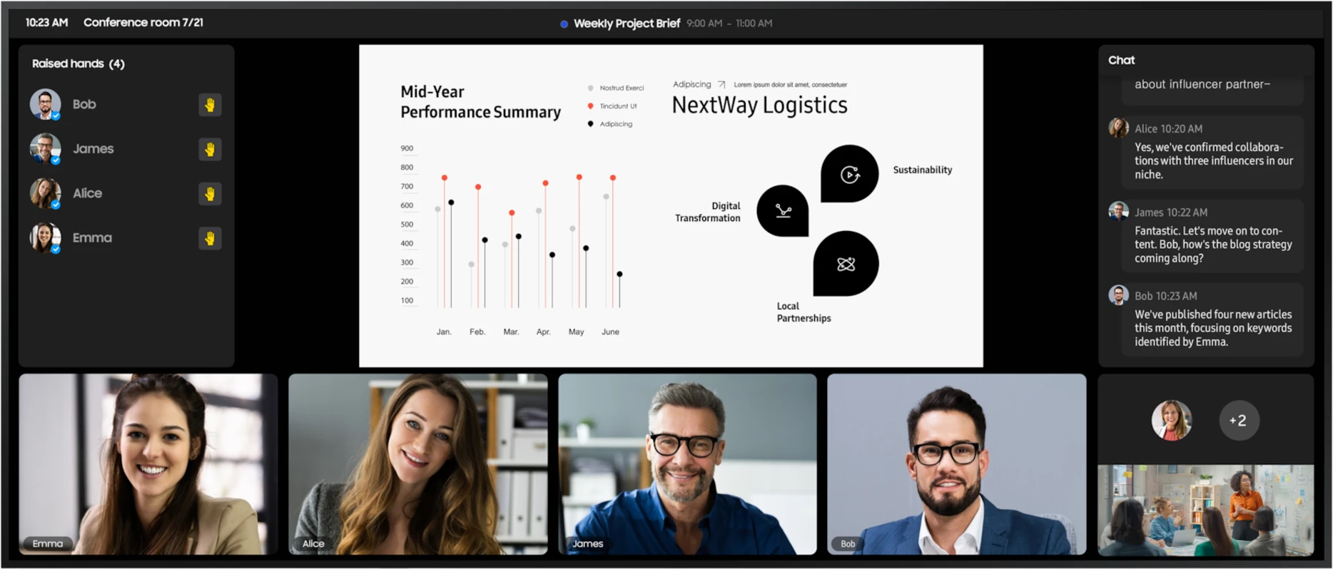 Imagen 0 de Pantalla Profesional 21:9 105 MagicInfo Teams/Zoo