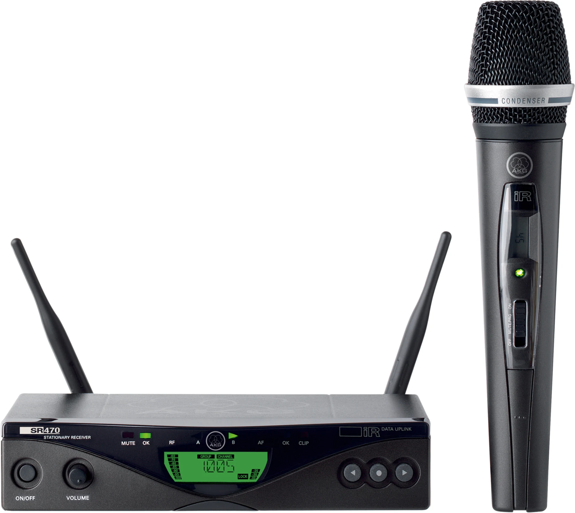 Imagen 0 de AKG WMS470 D5 - Micrófono Inalámbrico Profesional para Vocalistas