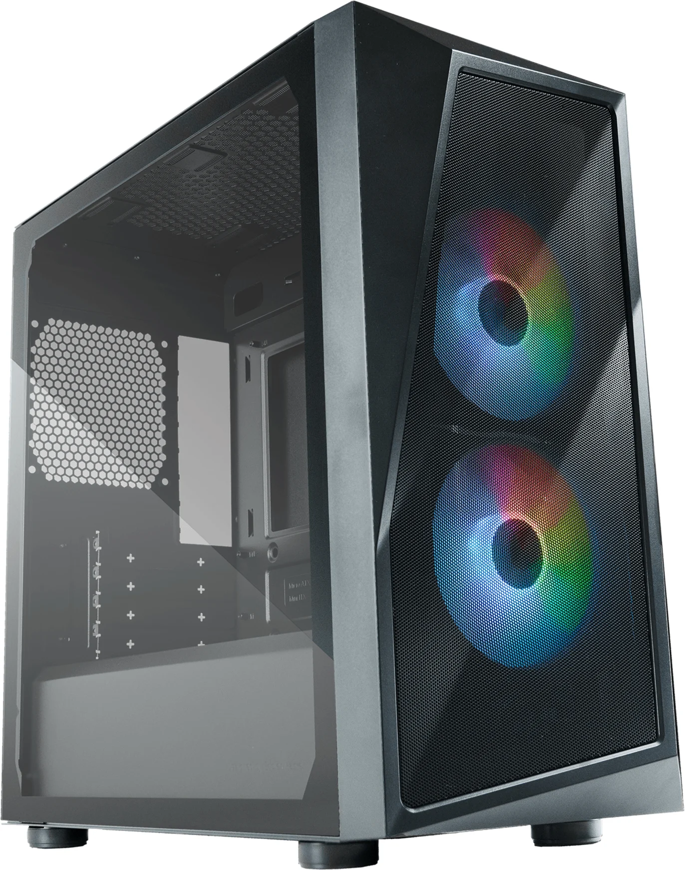 Imagen 0 de Gabinete Gamer Cooler Master CMP 320 ARGB Vidrio Templado mATX Negro S/Fuente