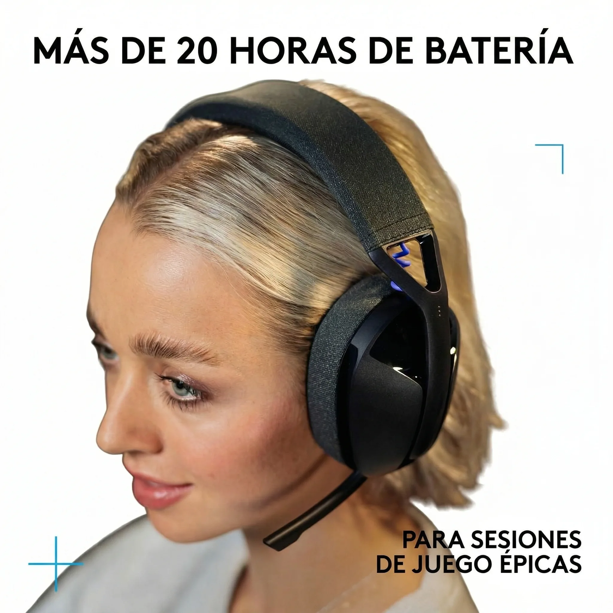 Imagen 10 de Audífonos Gamer Logitech G321 BT 5.2 USB-C/USB-A Negro 