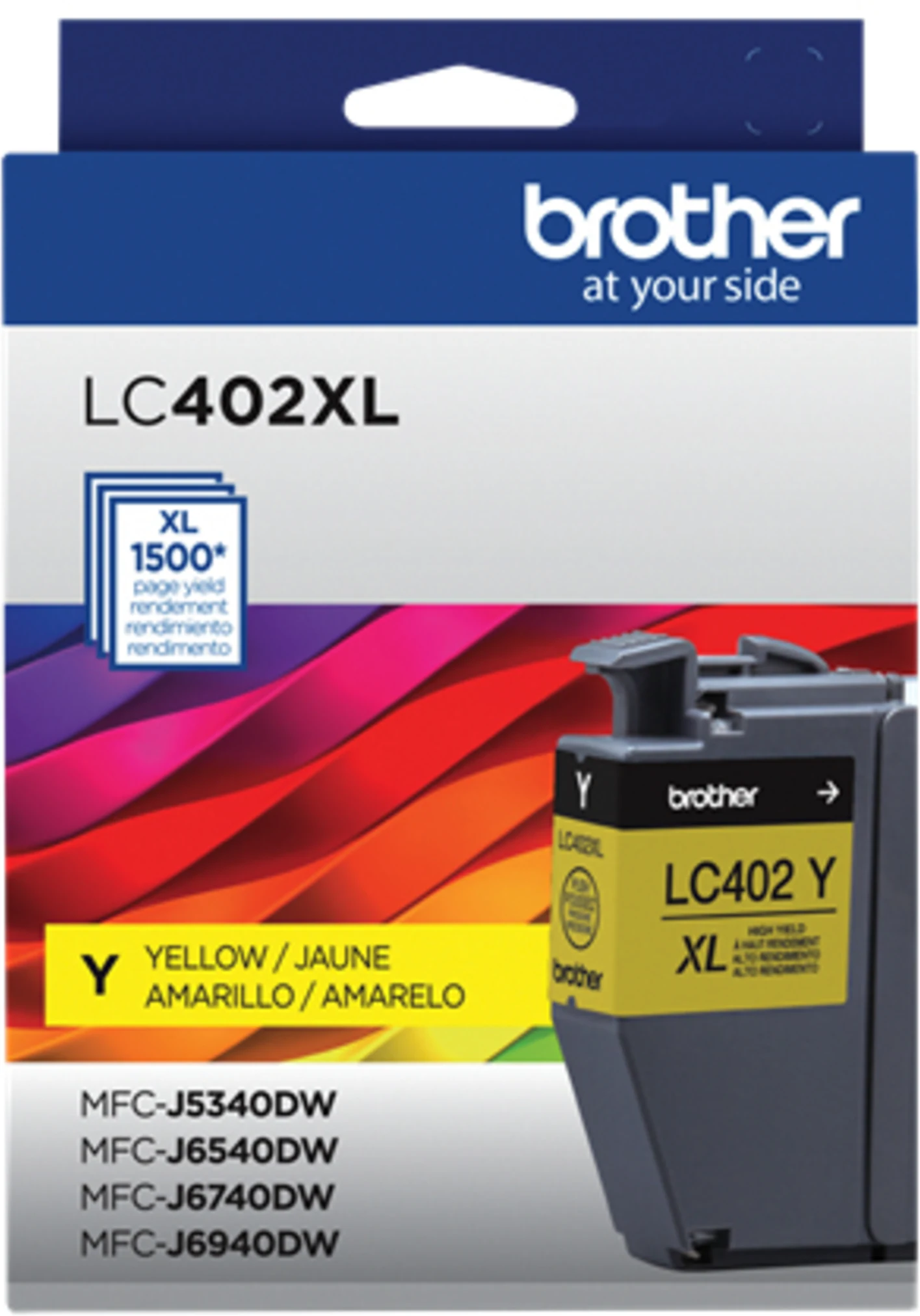 Imagen 0 de Cartridge Brother LC402XLCS Yellow MFC J5340DW J6740DW J6540DW J6940DW 1.500Pág