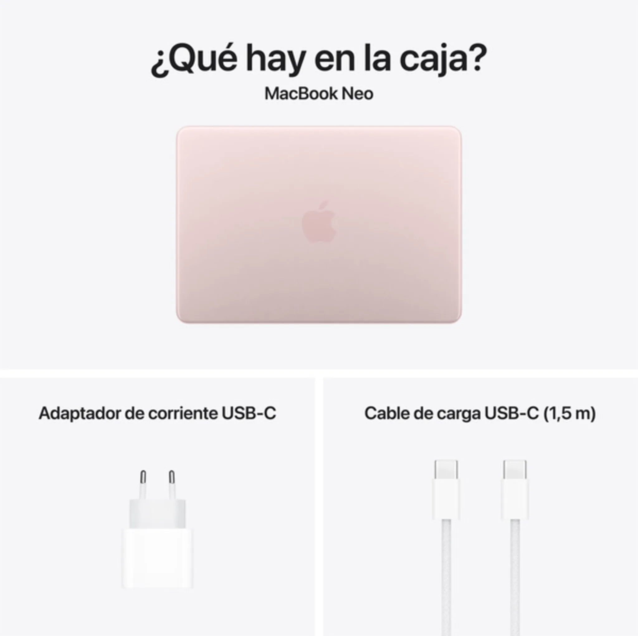 Imagen 7 de MacBook Neo 13/ A18 6C/ GPU 5C/ 8 RAM/ 512GB touch ID rosado