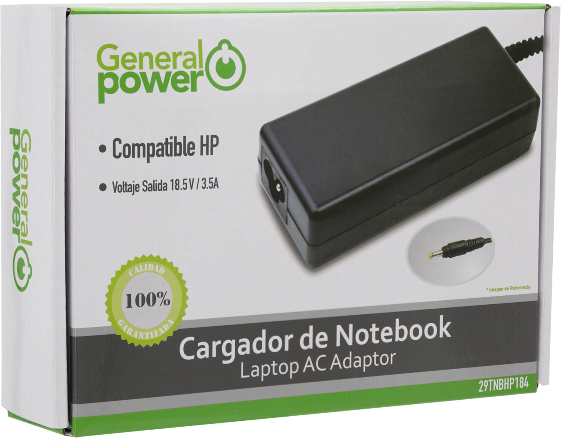 Imagen 0 de CARGADOR NOTEBOOK HP 18.5V 3.5A/ 4,8*1,7MM