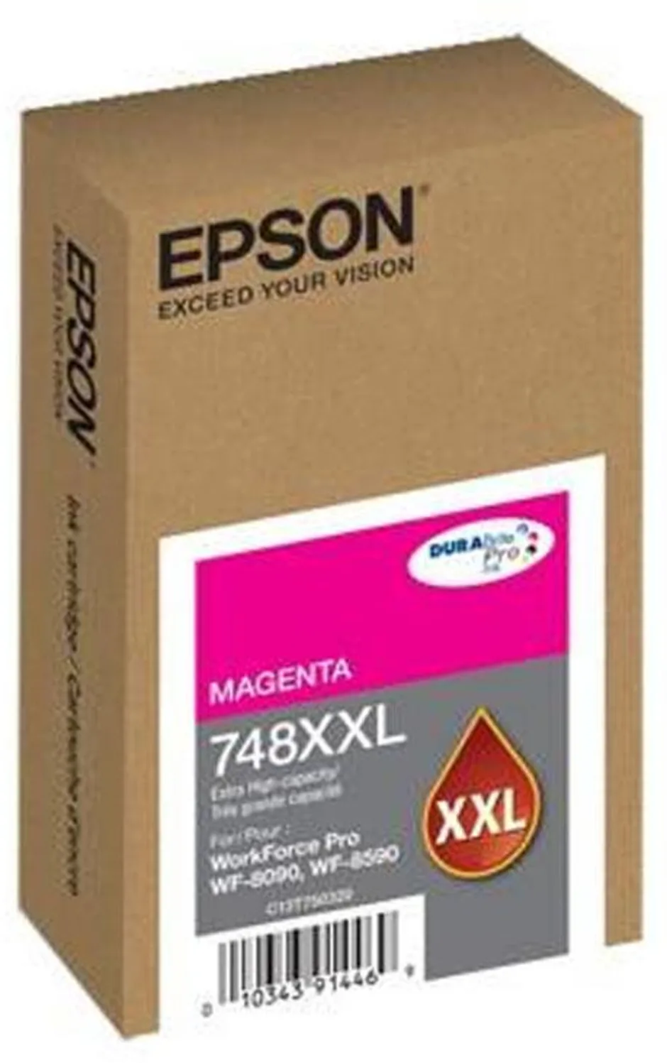 Imagen 0 de Cartridge Epson 748XXL Magenta Extra alta para WF 6090/6590, 7.000 Páginas