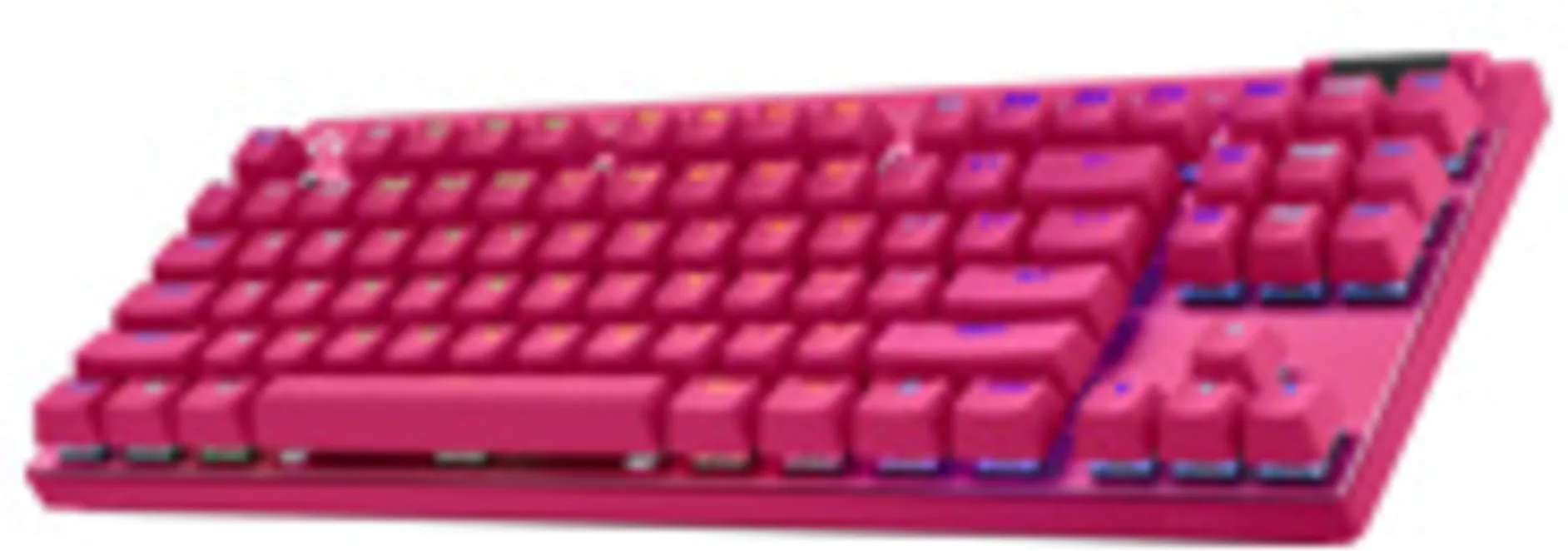 Imagen 4 de Logitech G PRO X TKL LIGHTSPEED Wireless Gaming Keyboard, Tactile Switches (GX Brown), Magenta - Teclado - sin teclado numérico - retroiluminación - Bluetooth, LIGHTSPEED - QWERTY - EE. UU. - interruptor: GX Brown Tactile - magenta