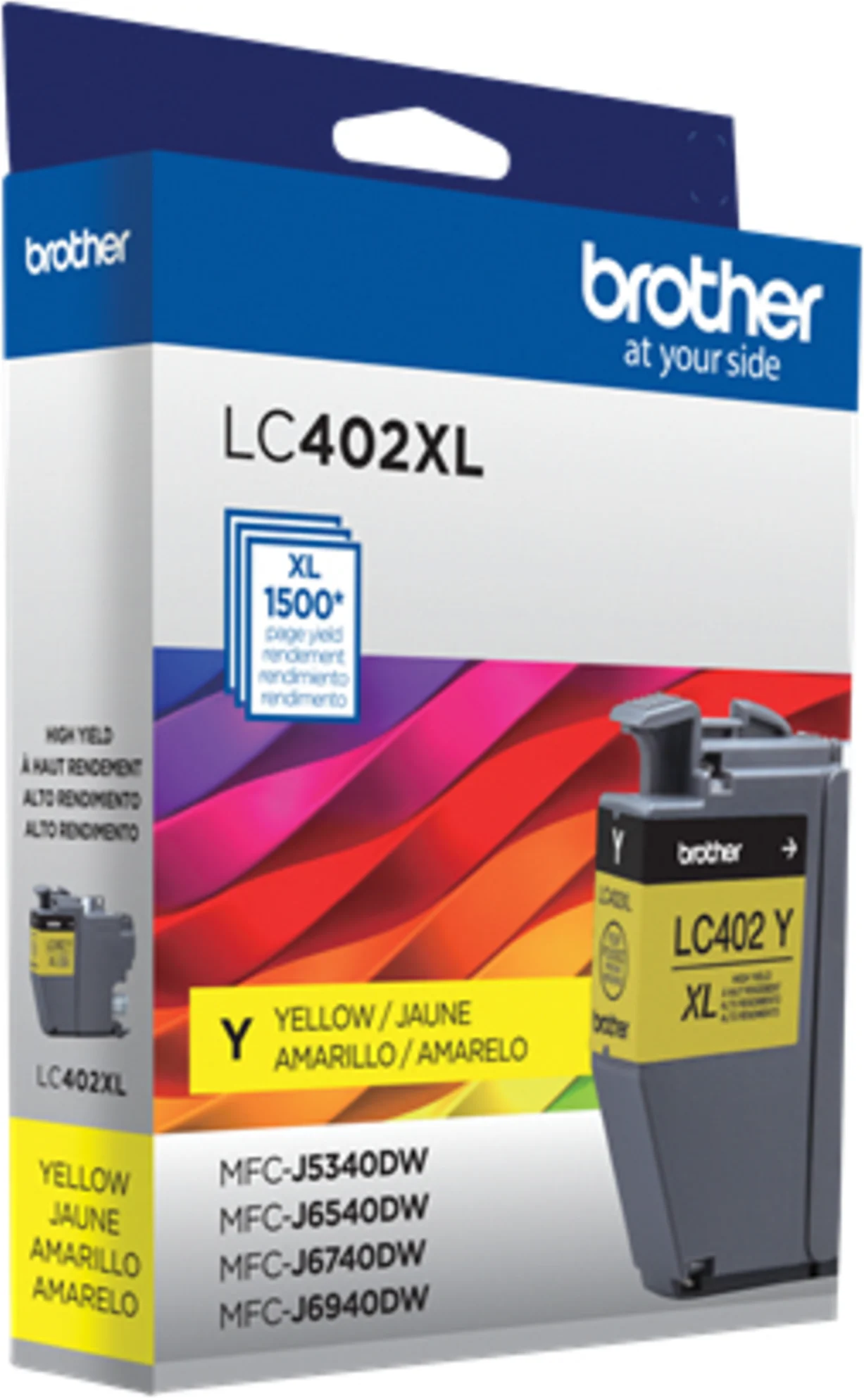 Imagen 5 de Cartridge Brother LC402XLCS Yellow MFC J5340DW J6740DW J6540DW J6940DW 1.500Pág