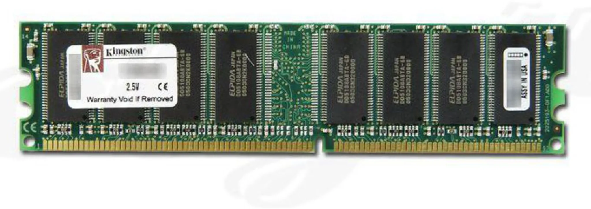 Imagen 0 de Memoria RAM 2GB DDR2 667MHz PC2-5300 Non-ECC 5-5-5 Kingston