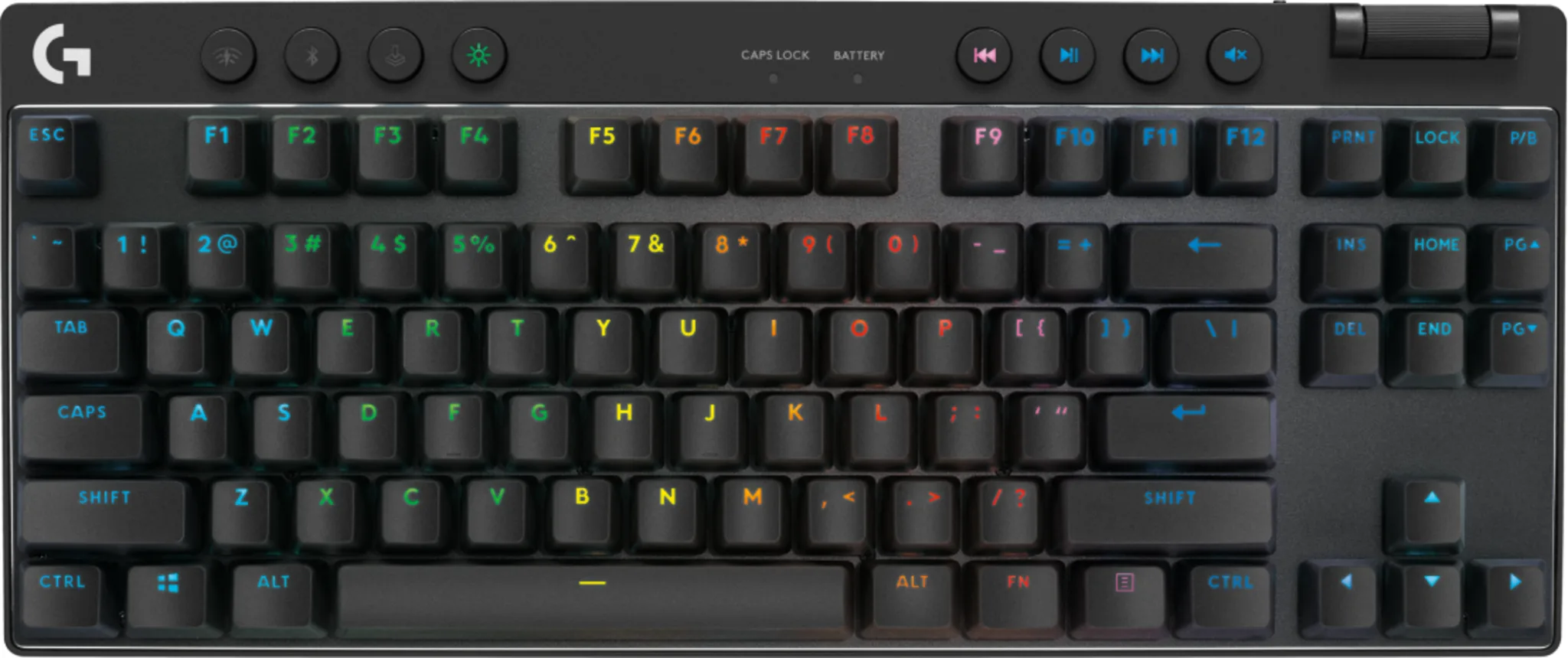 Imagen 1 de Teclado Logitech H Pro X TKL Gaming Conectividad Inalámbrica Iluminación RGB