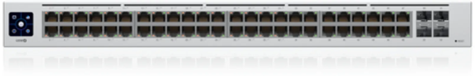 Imagen 1 de Switch Ubiquiti 48Ptos 32*GE Poe+ 195W 16*GE No PoE 4*SFP Sobremesa Mont En Rack