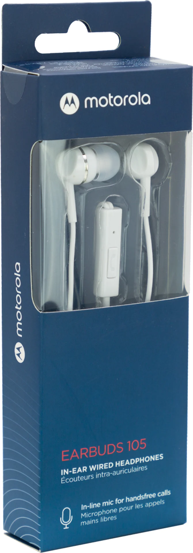 Imagen 2 de EARBUDS-105 WHITE AUDIFONO MOTOROLA M/LIBRE