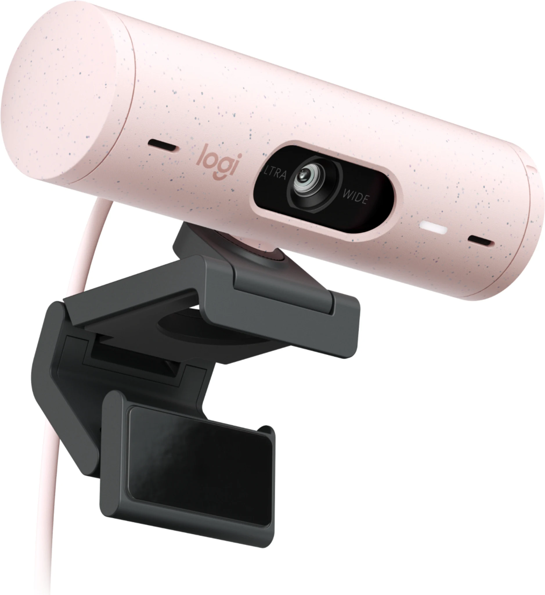 Imagen 3 de Cámara Web Logitech Brio 500 4mp Full HD 1080p Micrófono Integrado USB-C Rosado