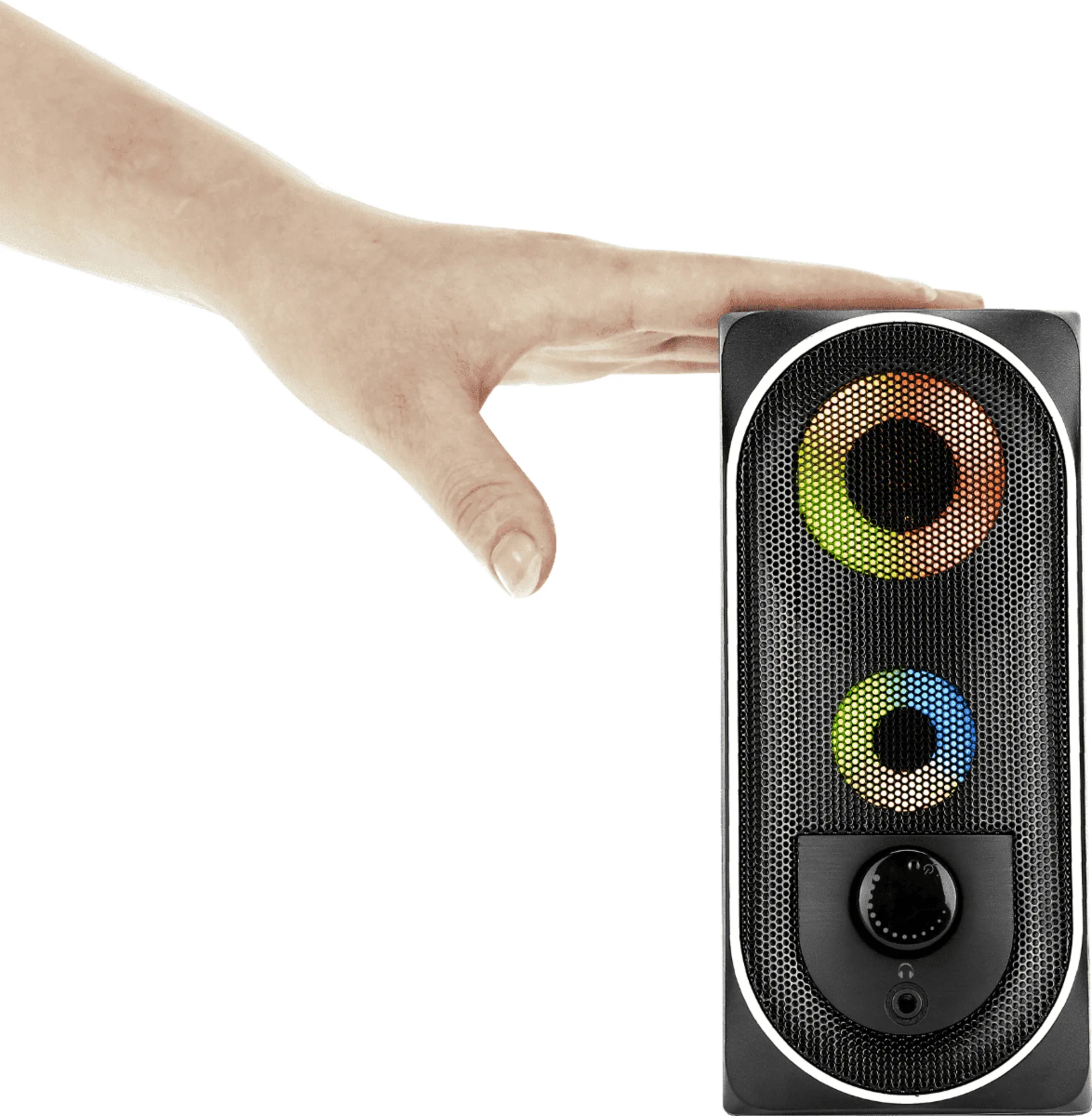 Imagen 6 de Parlantes HP DHE-6001, RGB 2x 3W RMS Conector 3.5mm USB (alimentación)