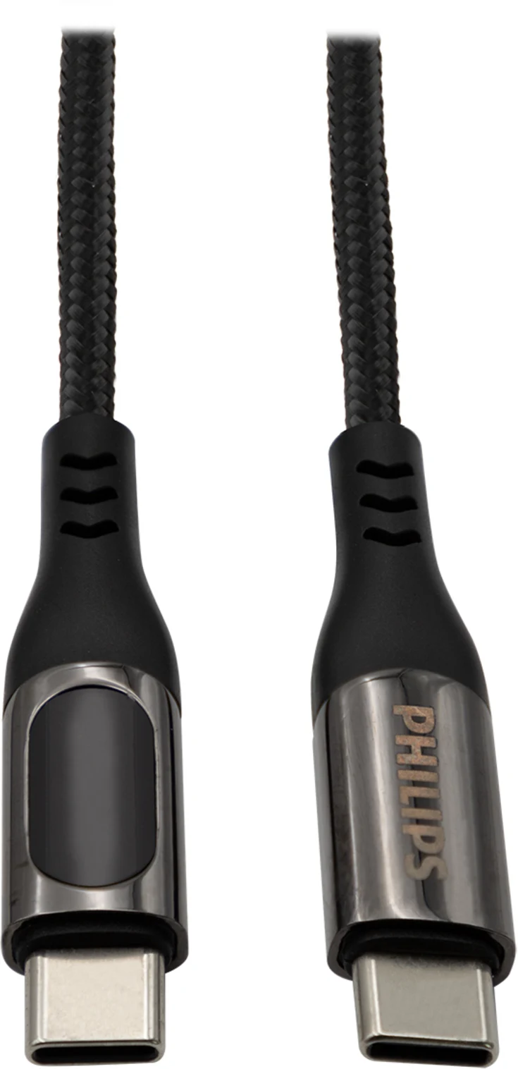 Imagen 1 de DLPC9100B CABLE PHILIPS USB-C A USB-C C/PANTALLA 1M 100W MAX