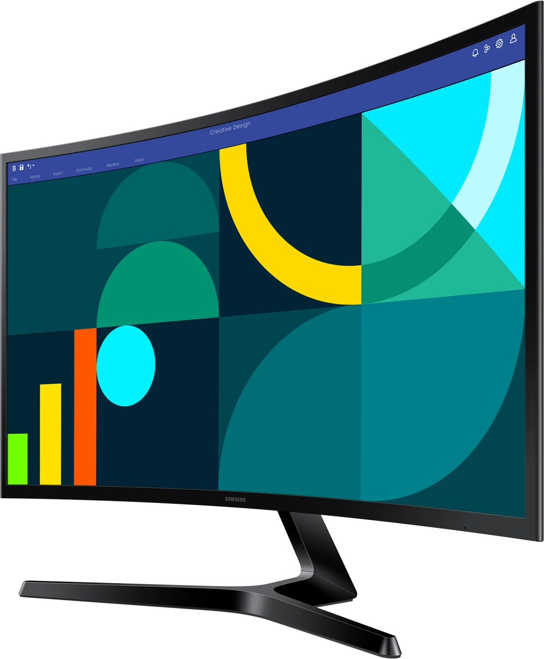 Imagen 1 de Monitor Curvo Samsung S36GD 27" FHD 1920*1080 VA VGA HDMI 100Hz  4 GTG