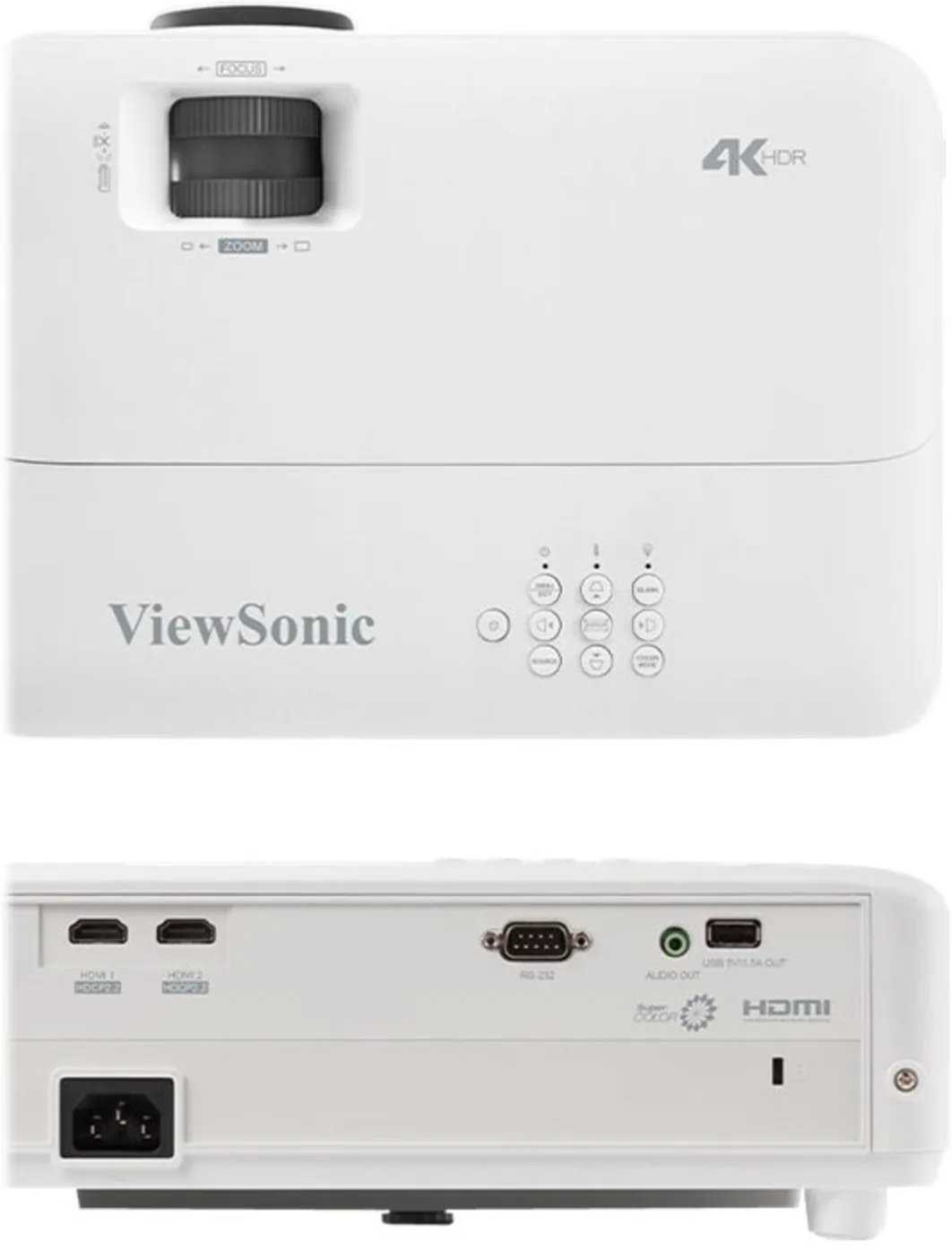 Imagen 1 de Proyector Viewsonic PX701-4K 3200LUMENES 4K UHD 3840x2160 2*HDMI USB RS232