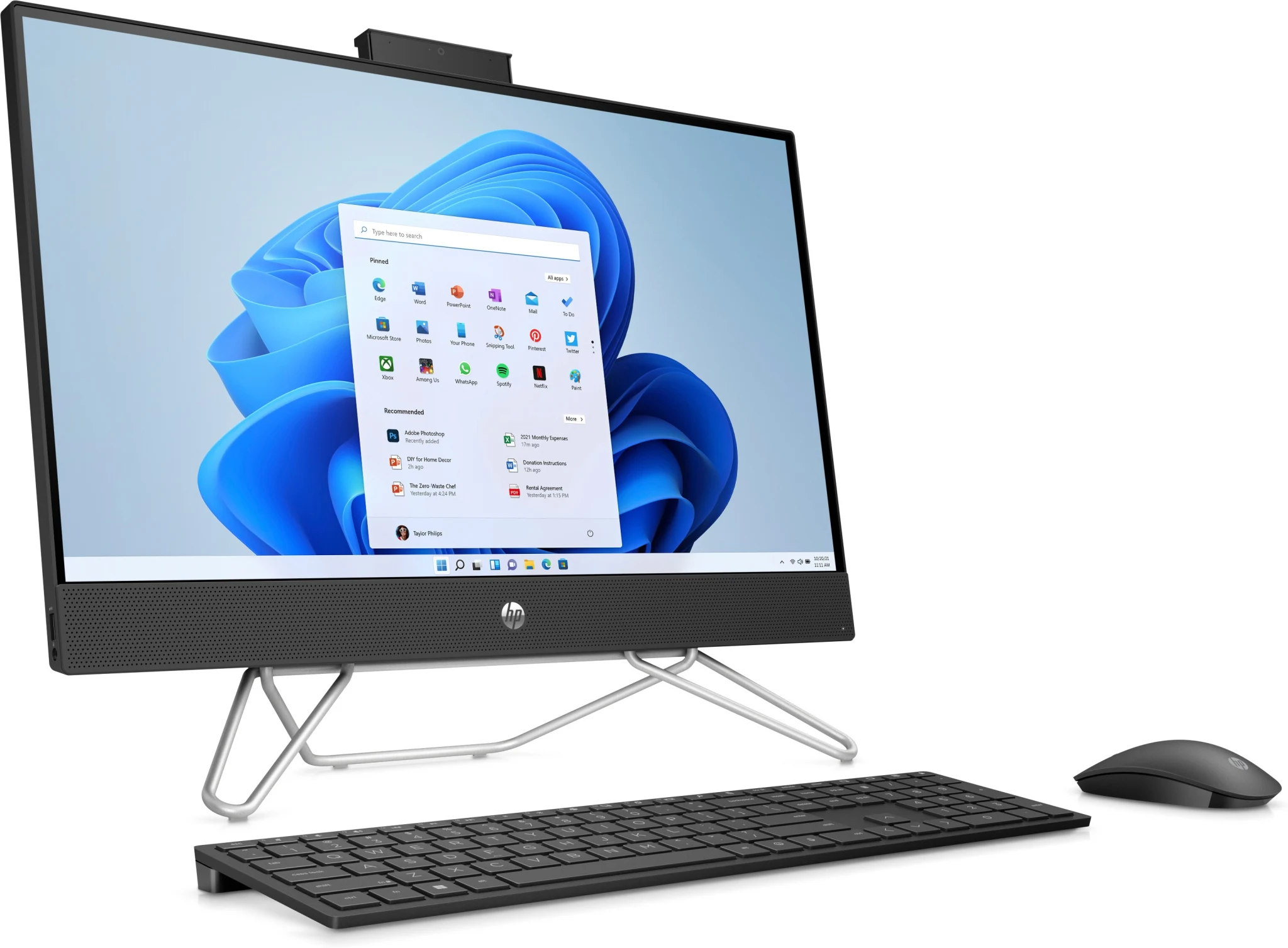 Imagen 1 de Computador HP AIO I5-1235U RAM 8GB SSD 512GB 23.8" W11H